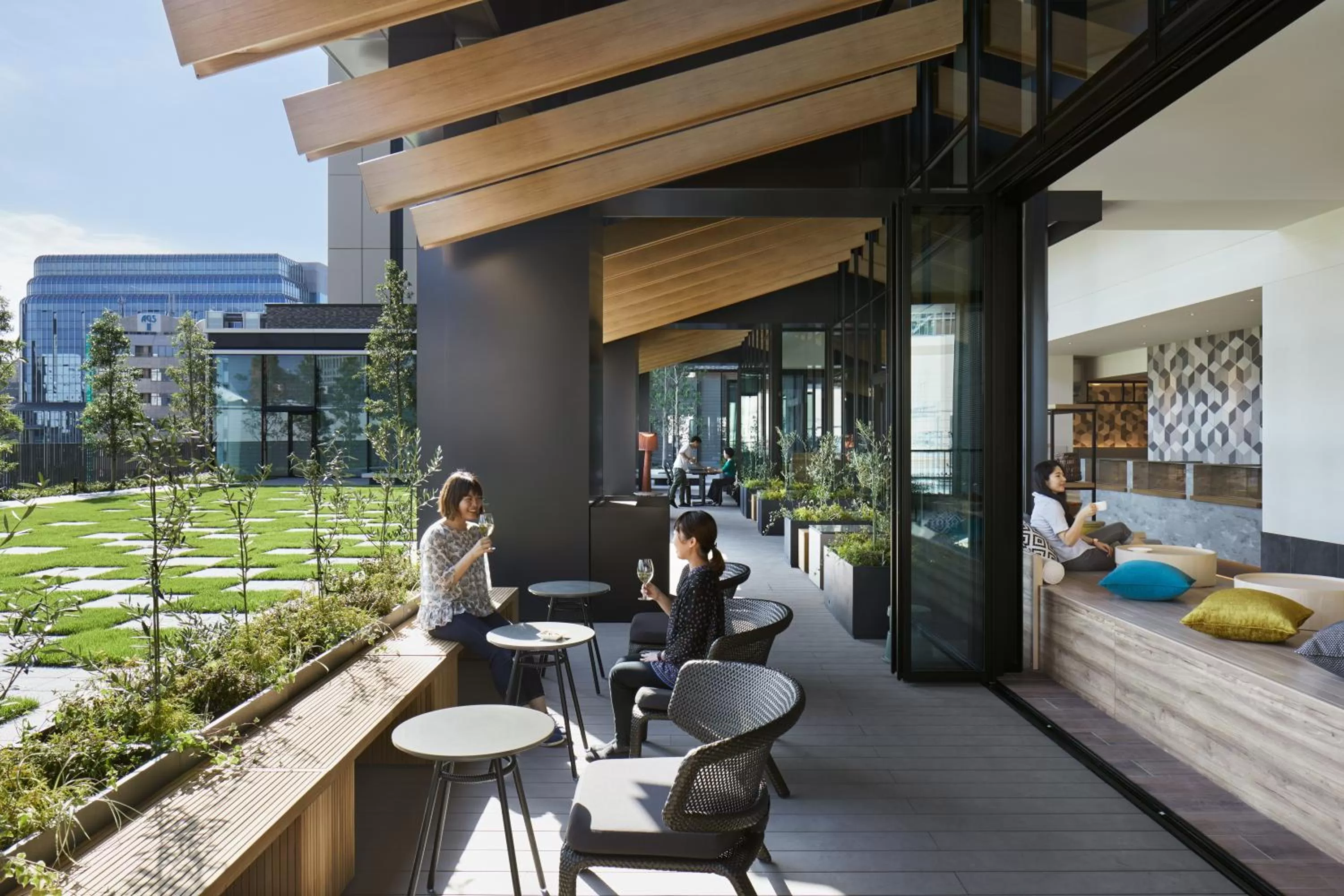 Garden in Hyatt House Kanazawa