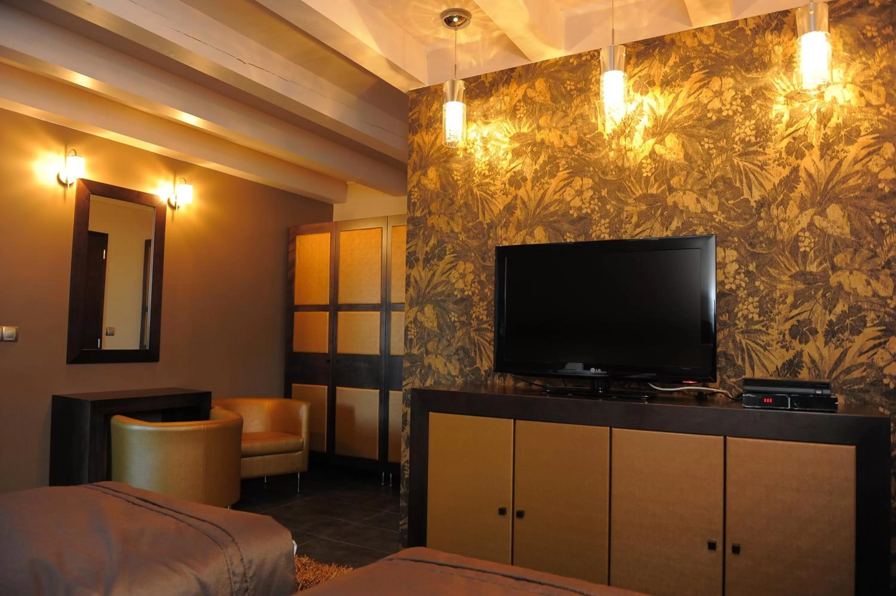 Decorative detail, TV/Entertainment Center in Varga Tanya Hotel