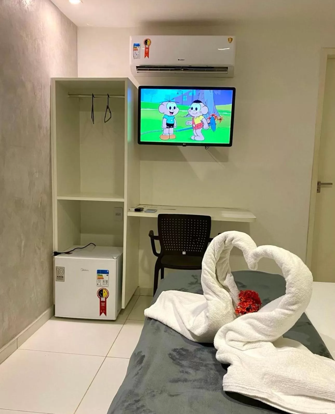 Bed in Pousada da Orla