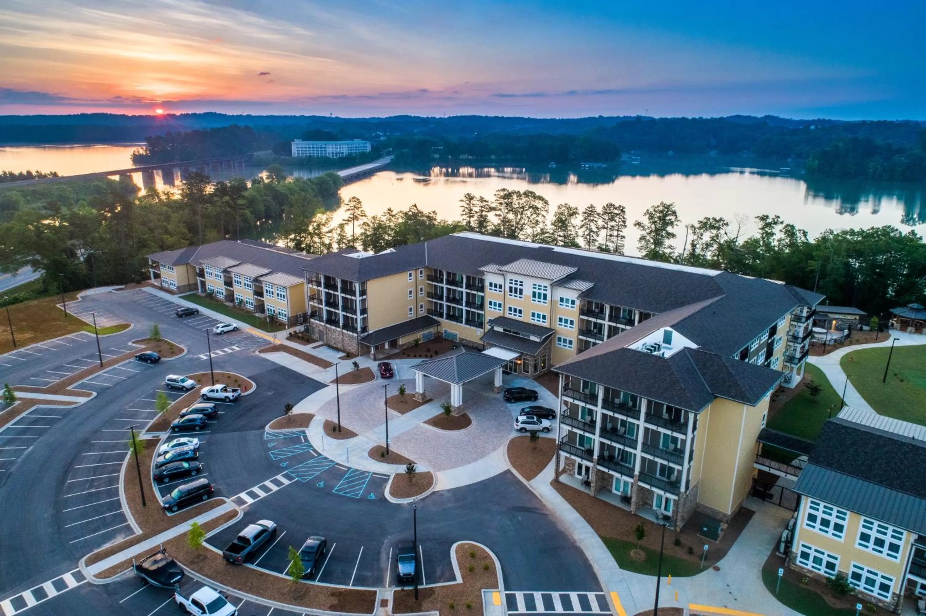 Bird's eye view in Lakeside Lodge Clemson