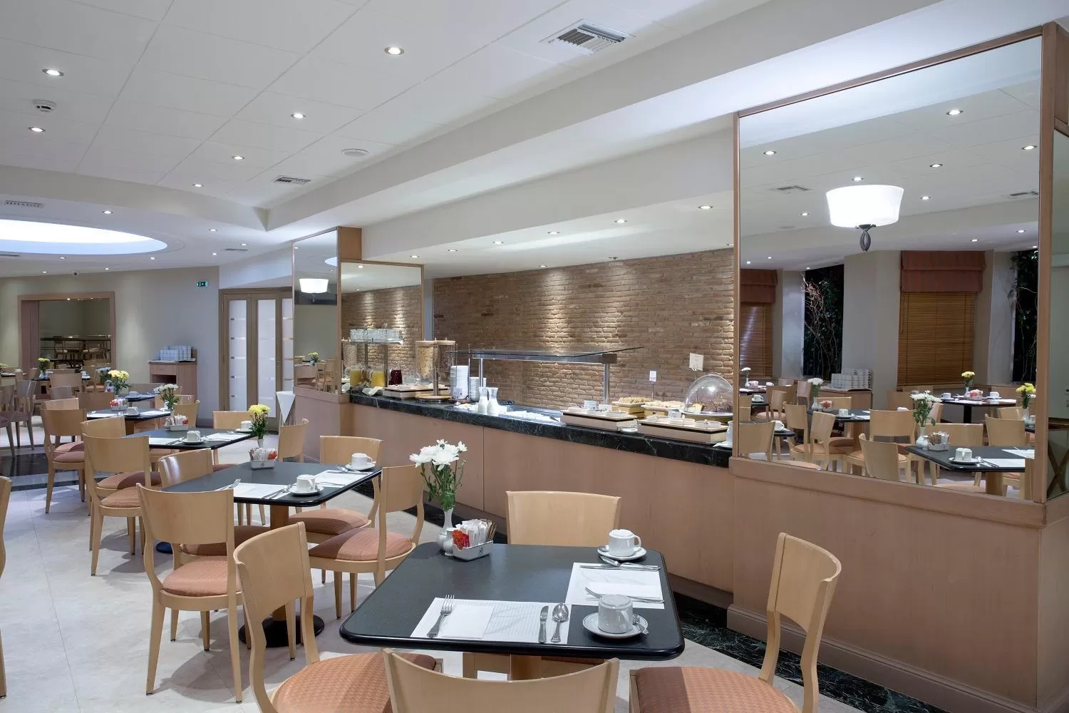 Dining area in Golden Age Athens Hotel