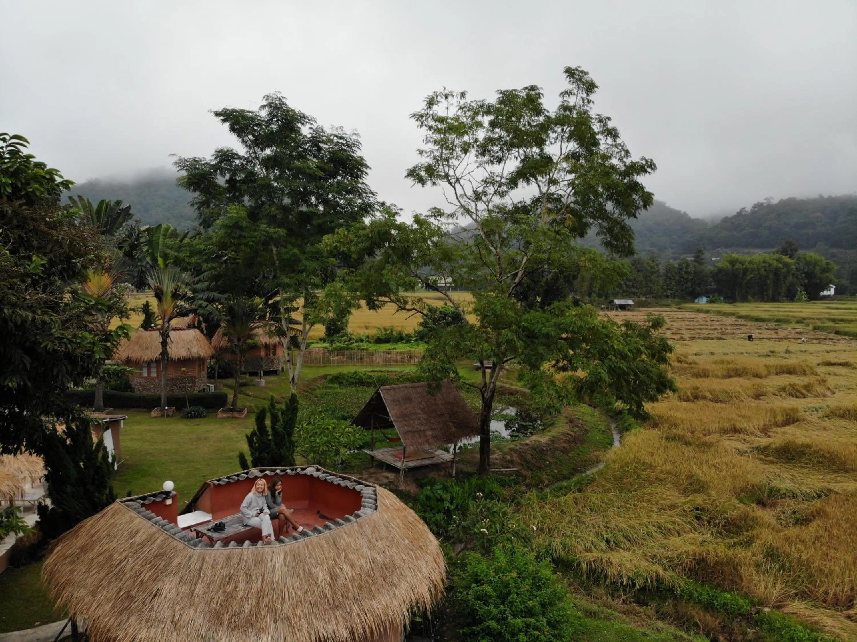 Balcony/Terrace in The Countryside Pai