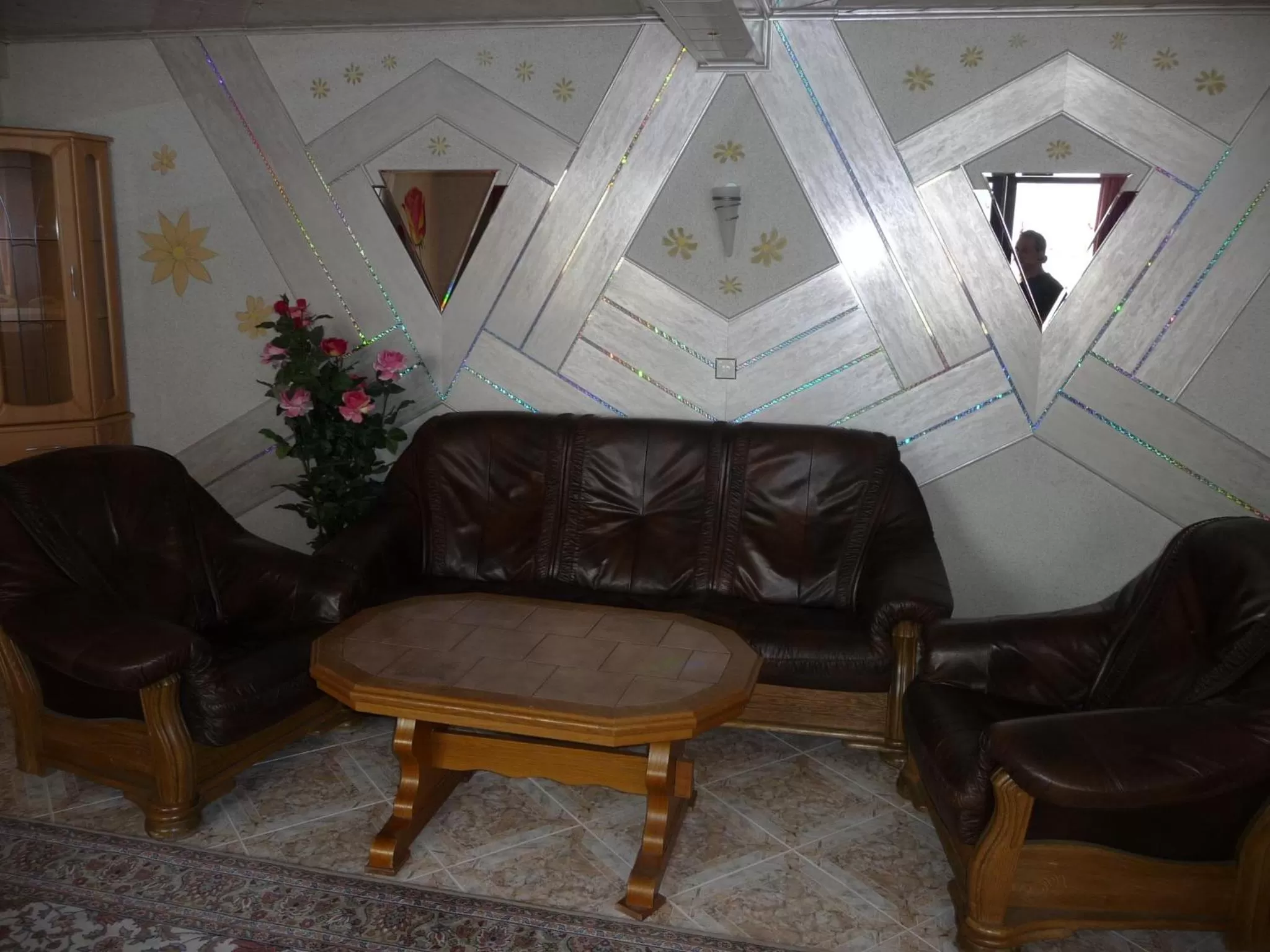 Seating area in Central Hotel