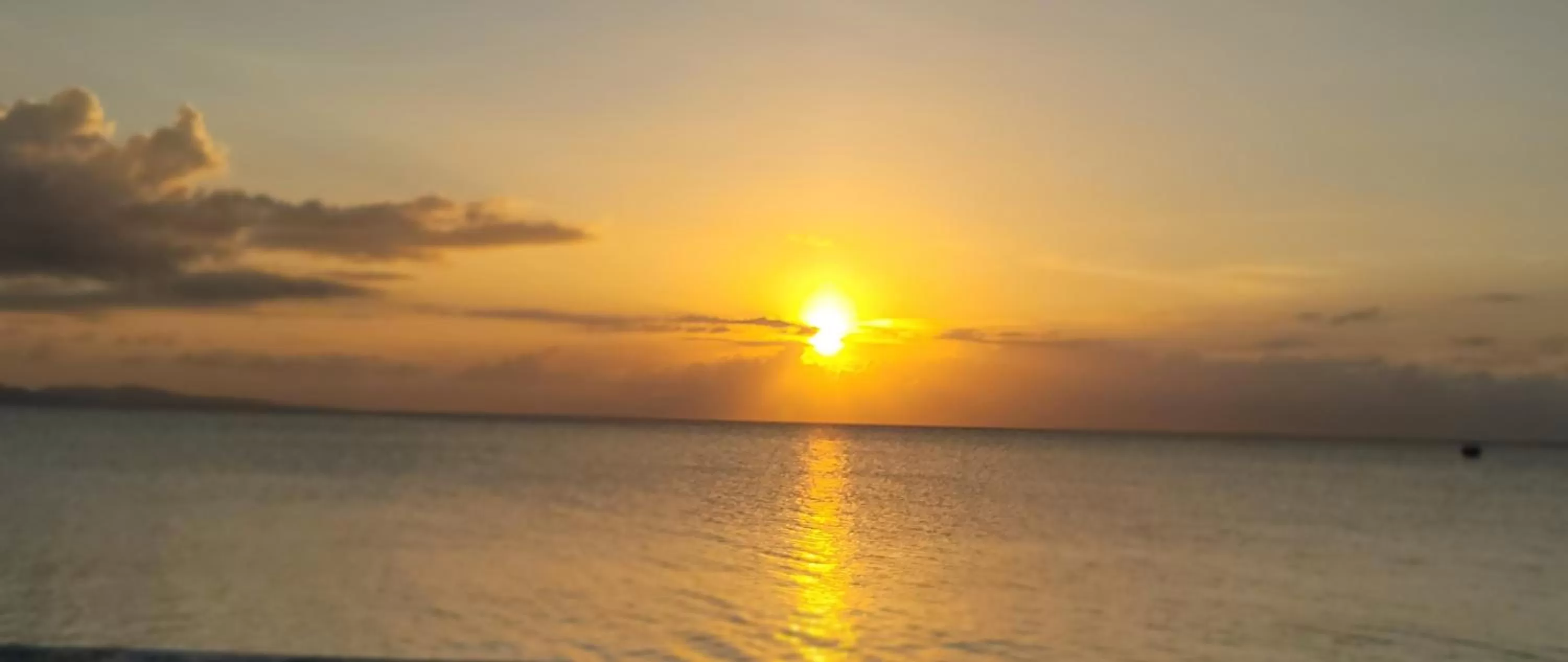 Sunset in Airport Beach Hotel