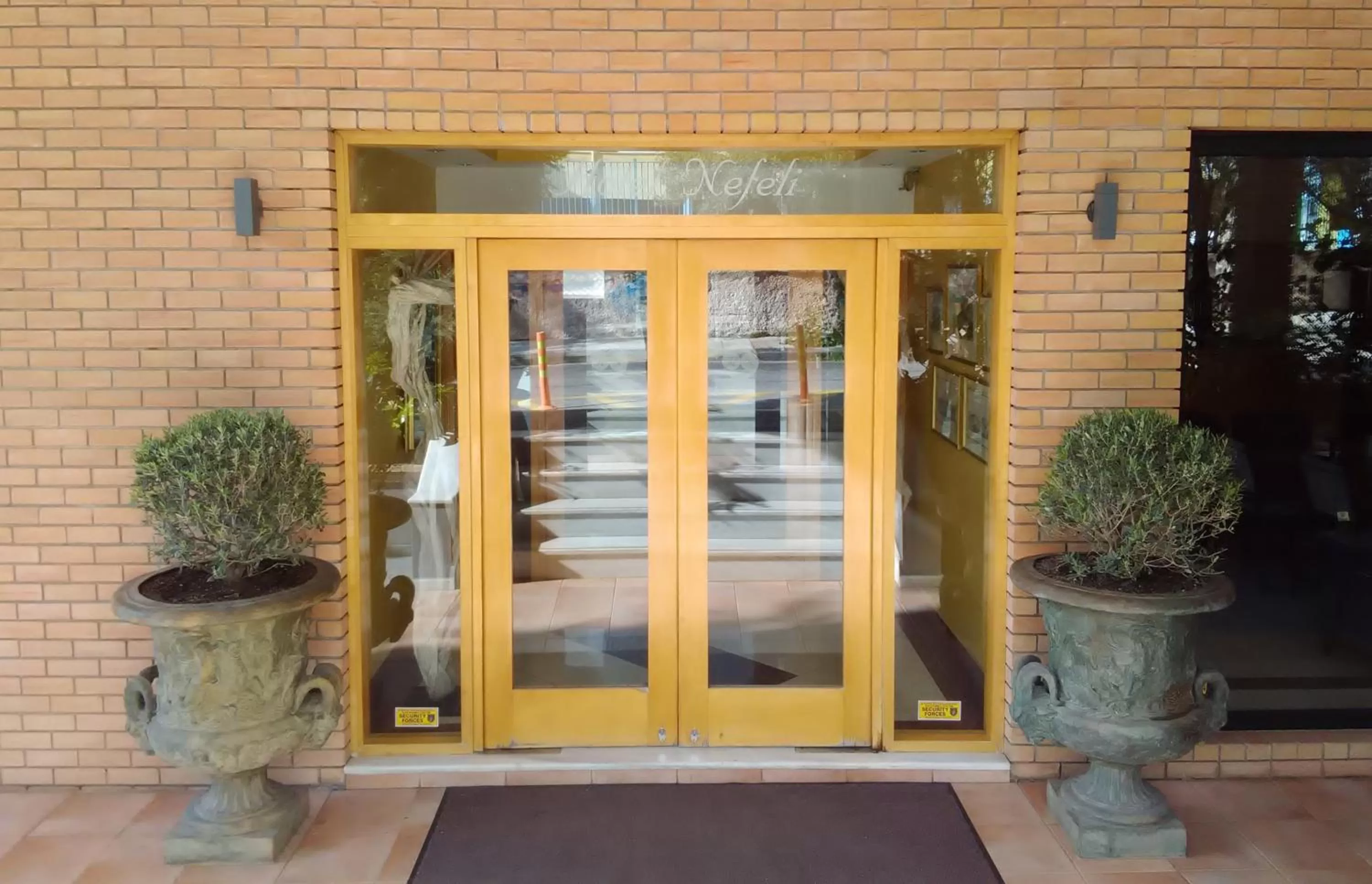 Facade/entrance in Nefeli Hotel Alimos