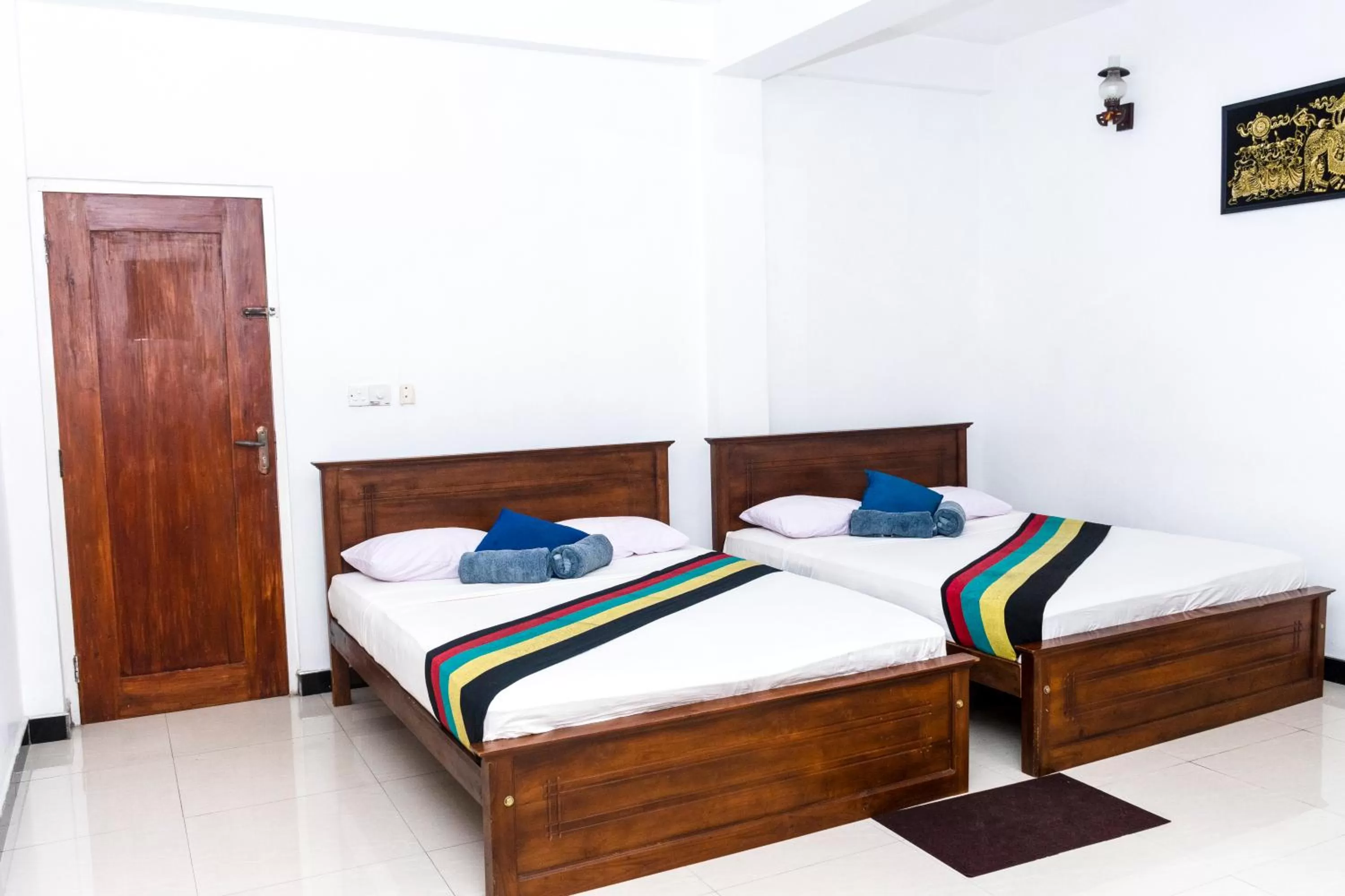 Bed in Kandy Riverside Villa