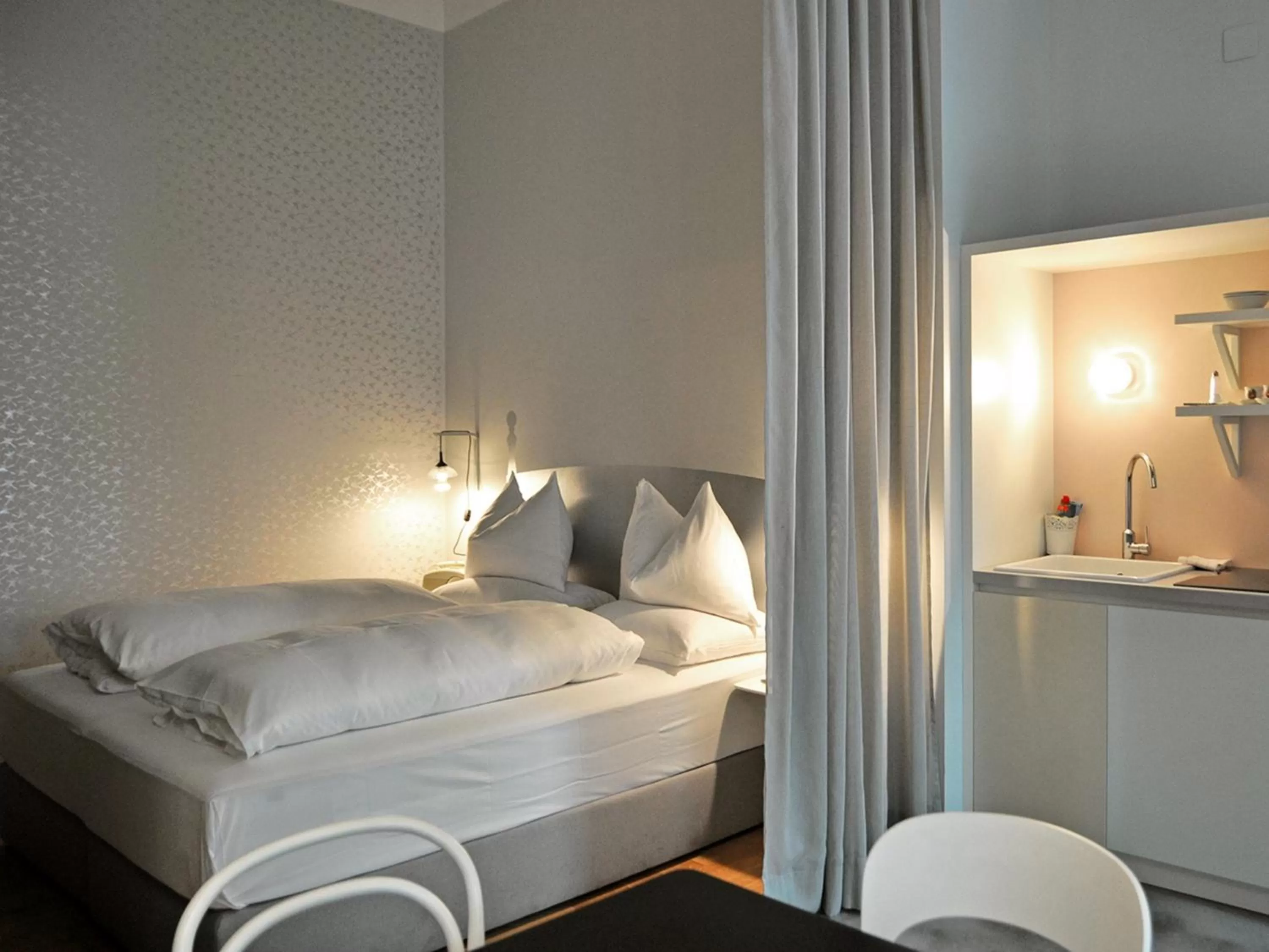 Bed in grätzlhotel Karmelitermarkt