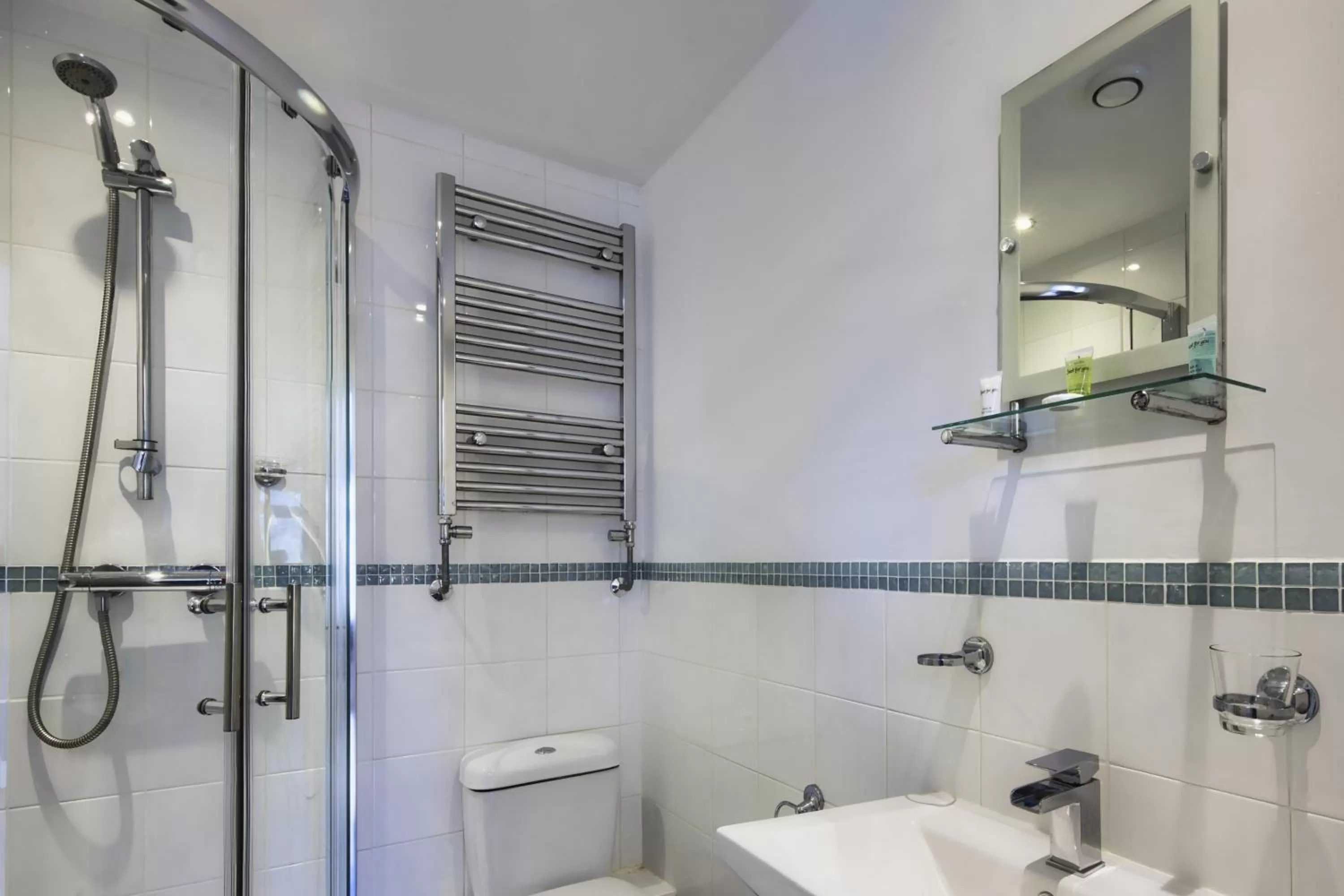 Shower in The New Rushcart Inn & Country Dining