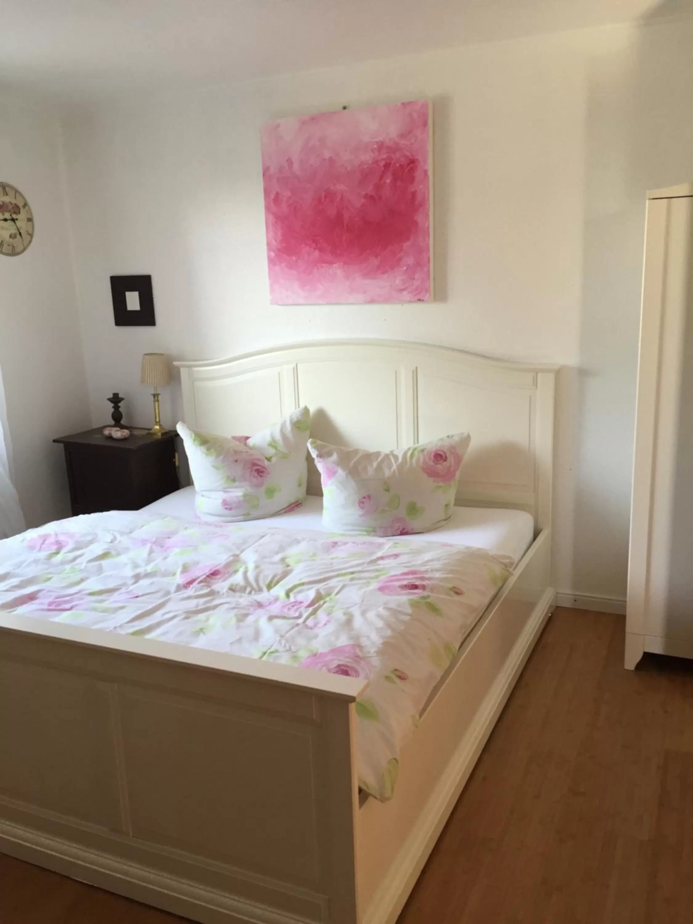 Bed in B&B Worpsweder Blick