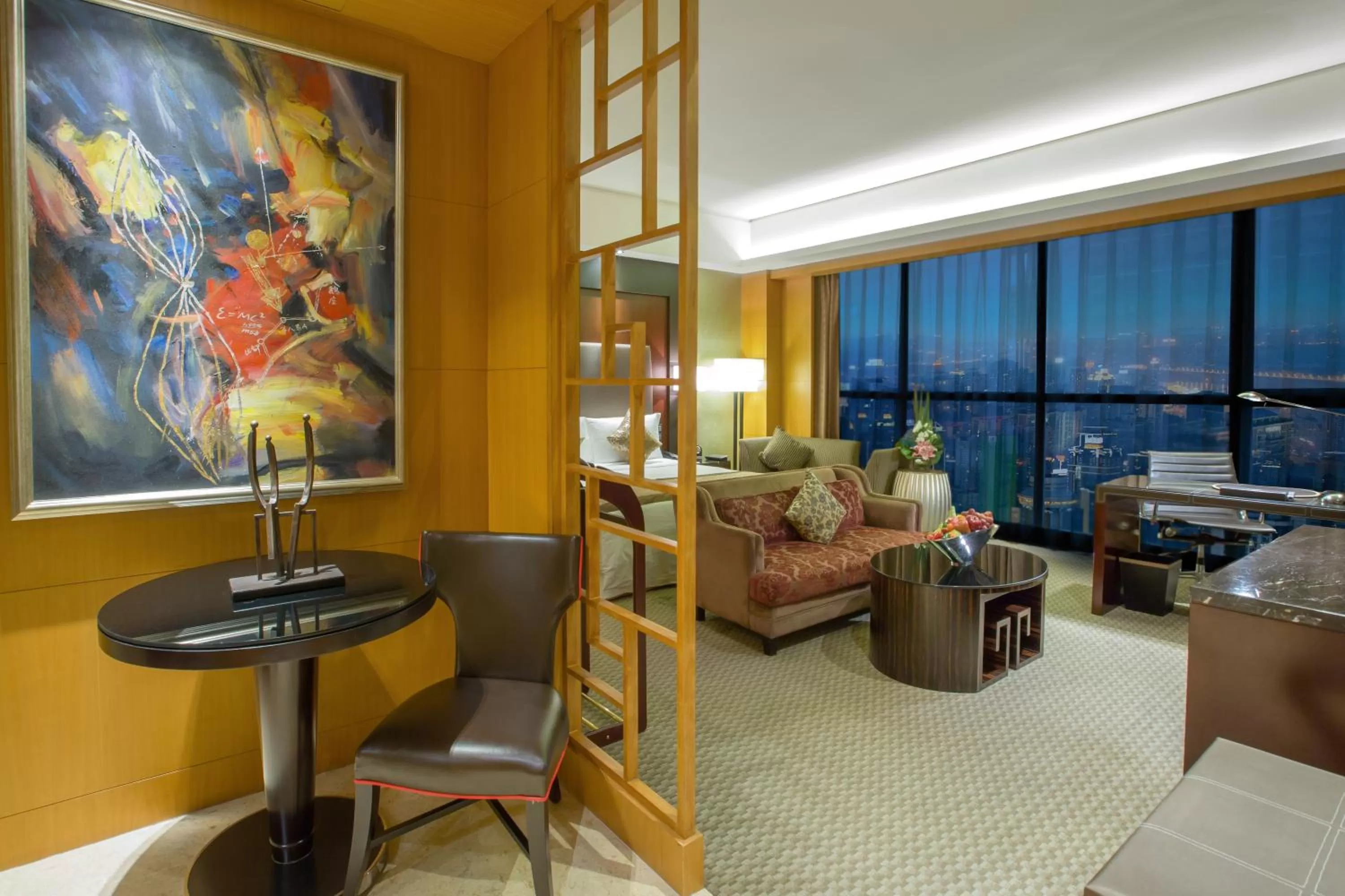 Seating area in Glenview ITC Plaza Chongqing