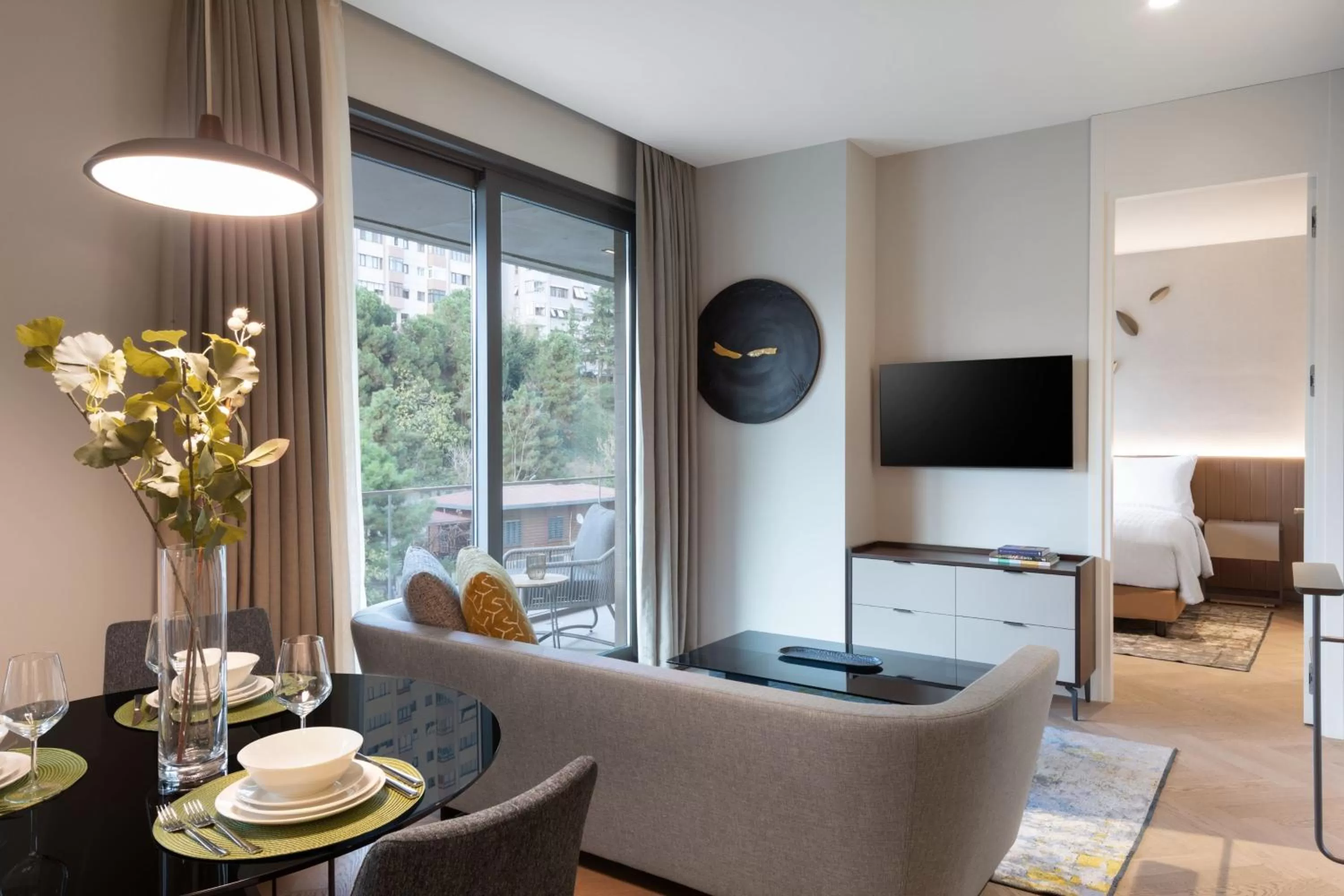 Living room in Marriott Executive Apartments Istanbul Fulya
