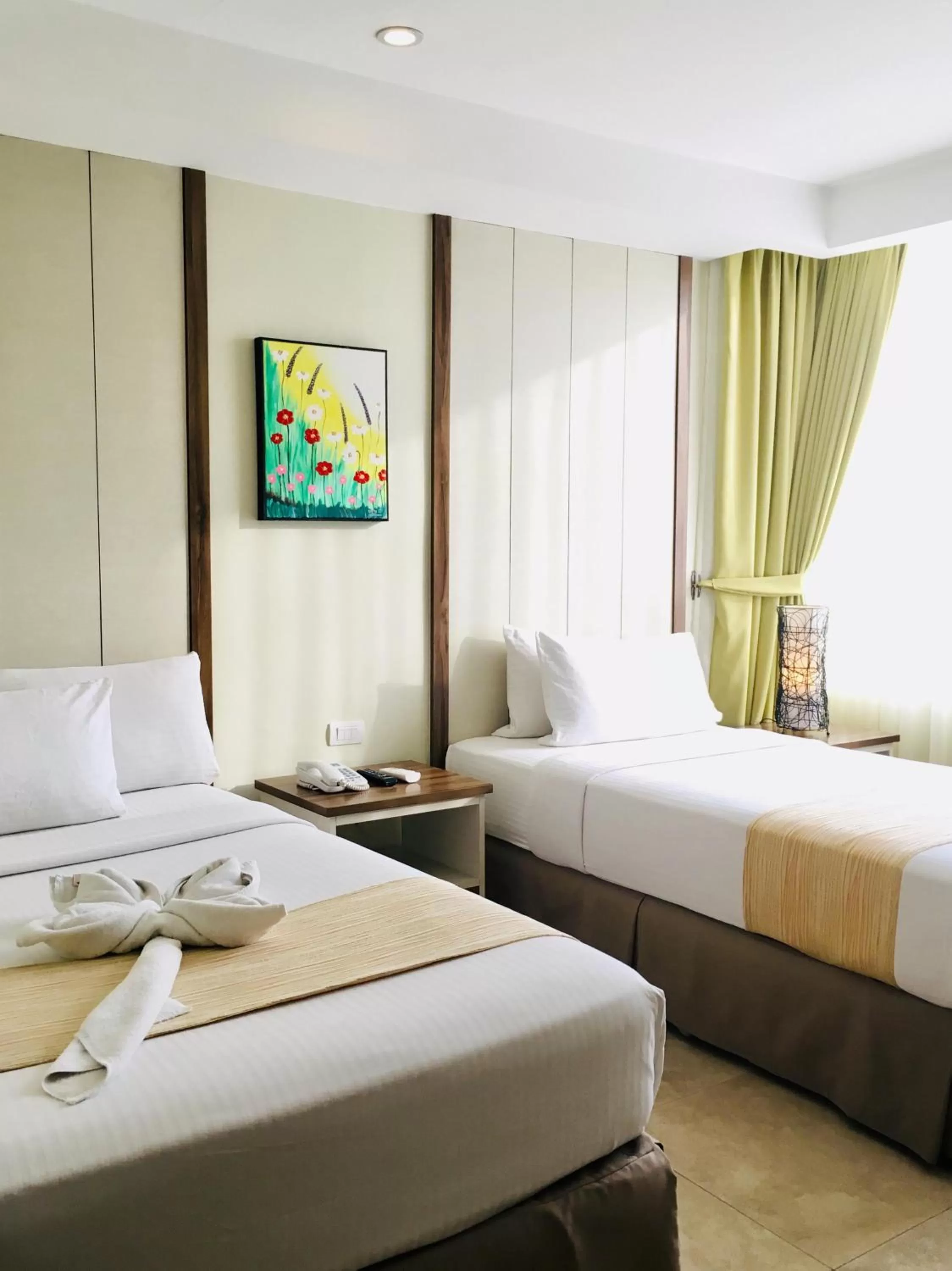 Decorative detail, Bed in Belian Hotel