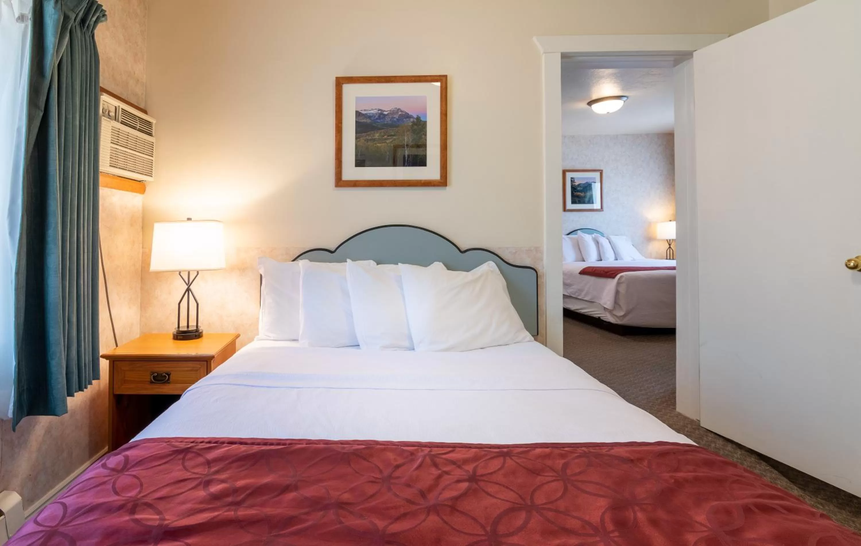 Bed in Swiss Alps Inn