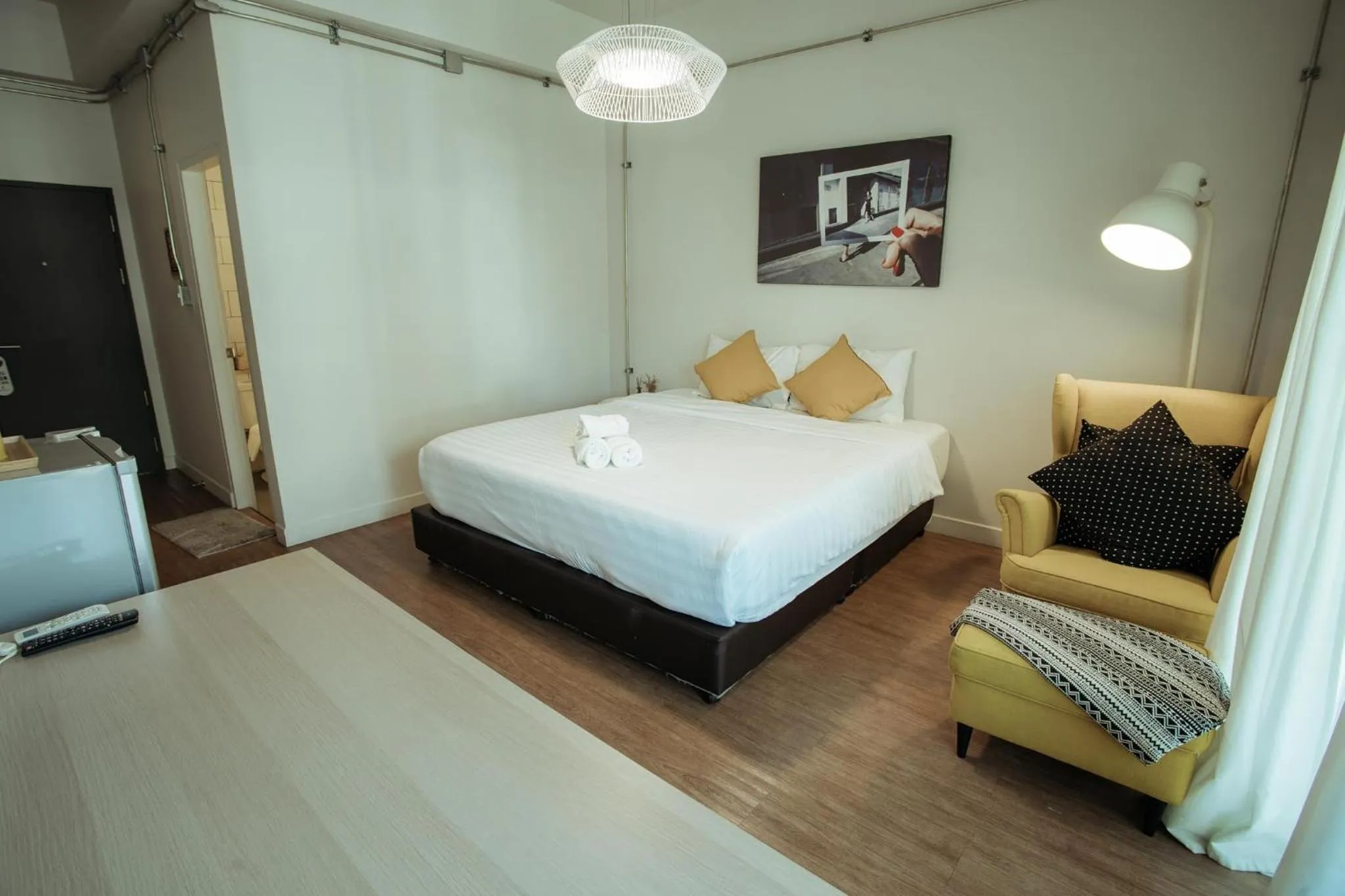 Bed in J Poshtel Chiangmai