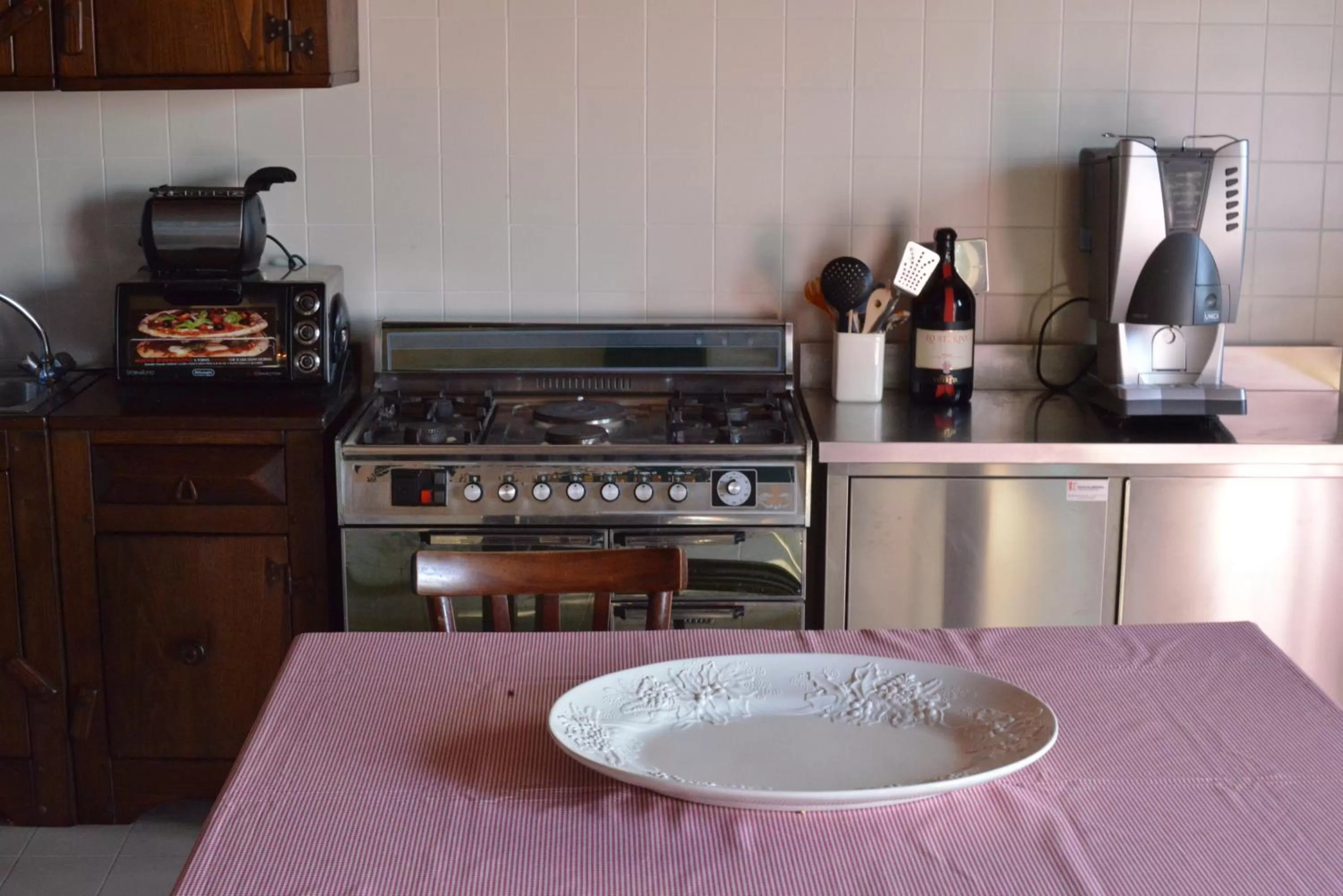 Communal kitchen in Casa Fontanino