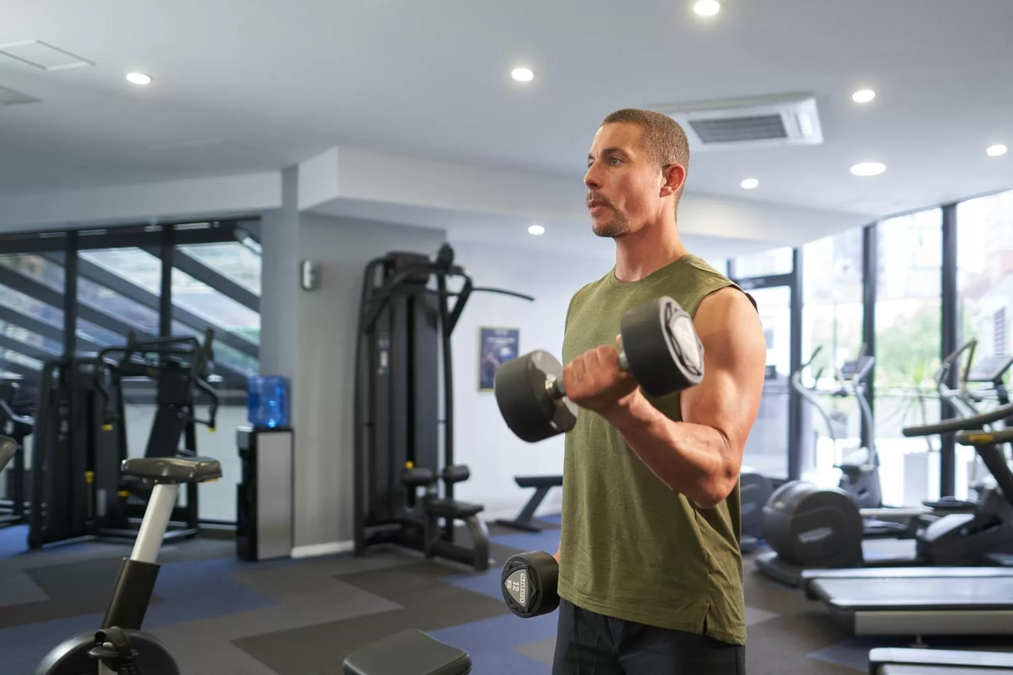 Fitness centre/facilities in Meriton Suites Kent Street, Sydney