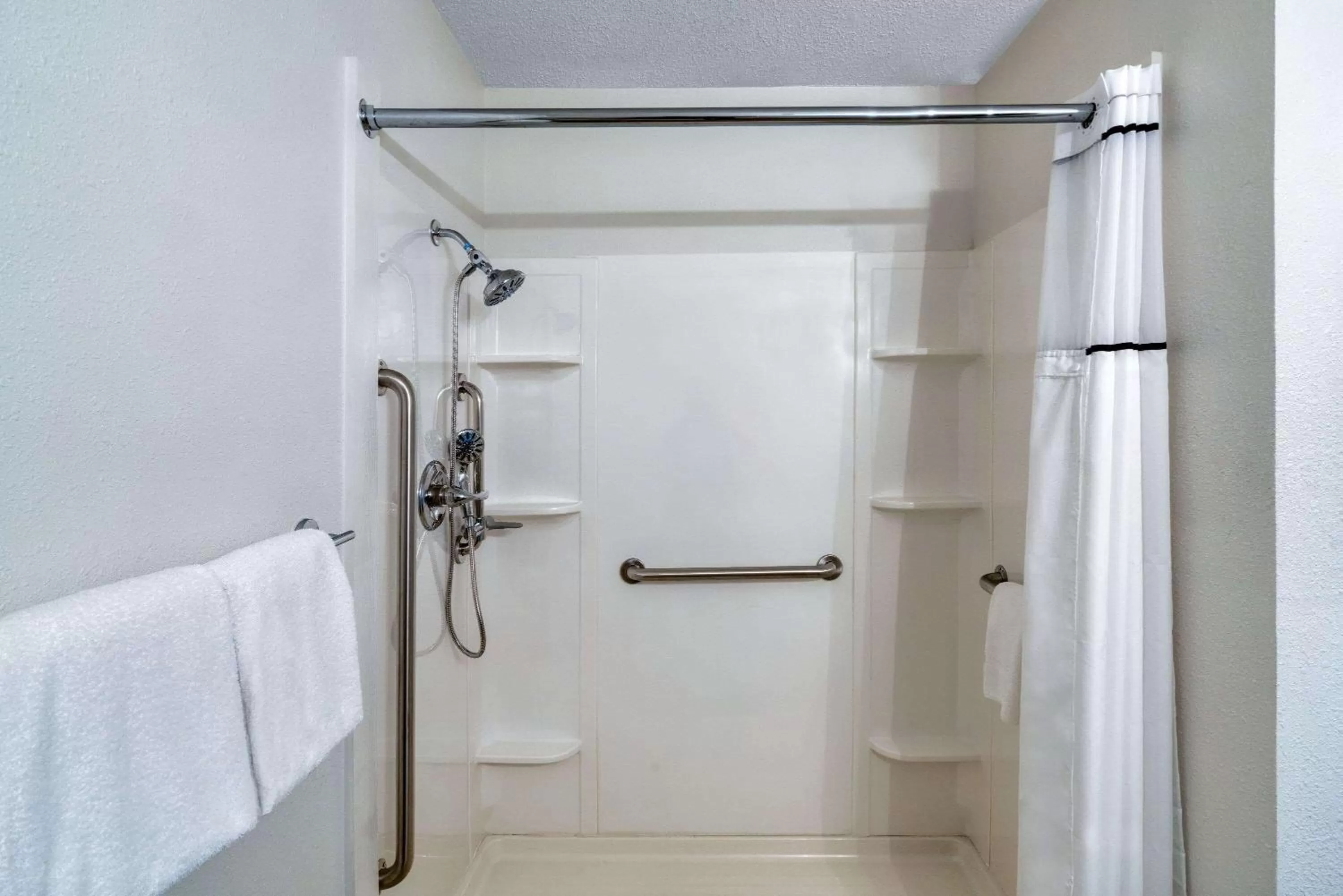 Shower in Hillside Crossing Nashville a Ramada by Wyndham