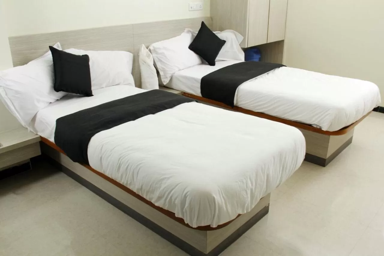 Bed in HOTEL NEW BHARTI