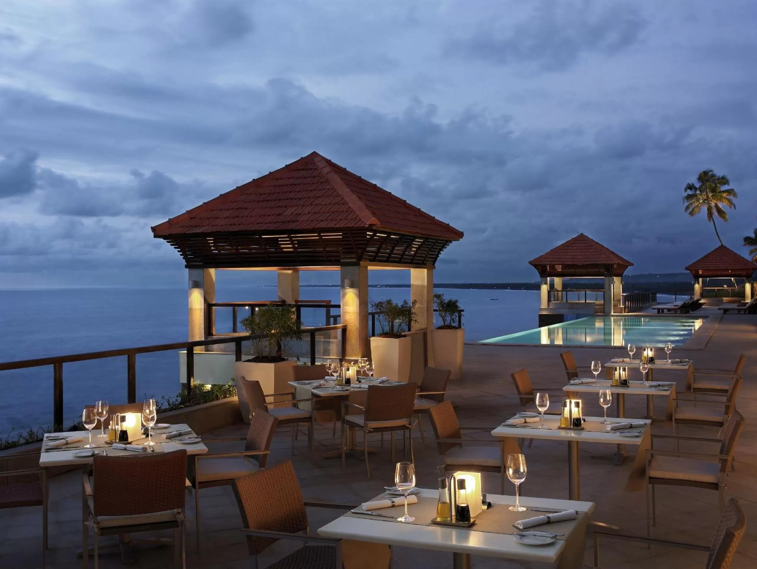 Dining area in The Leela Kovalam, A Raviz Hotel