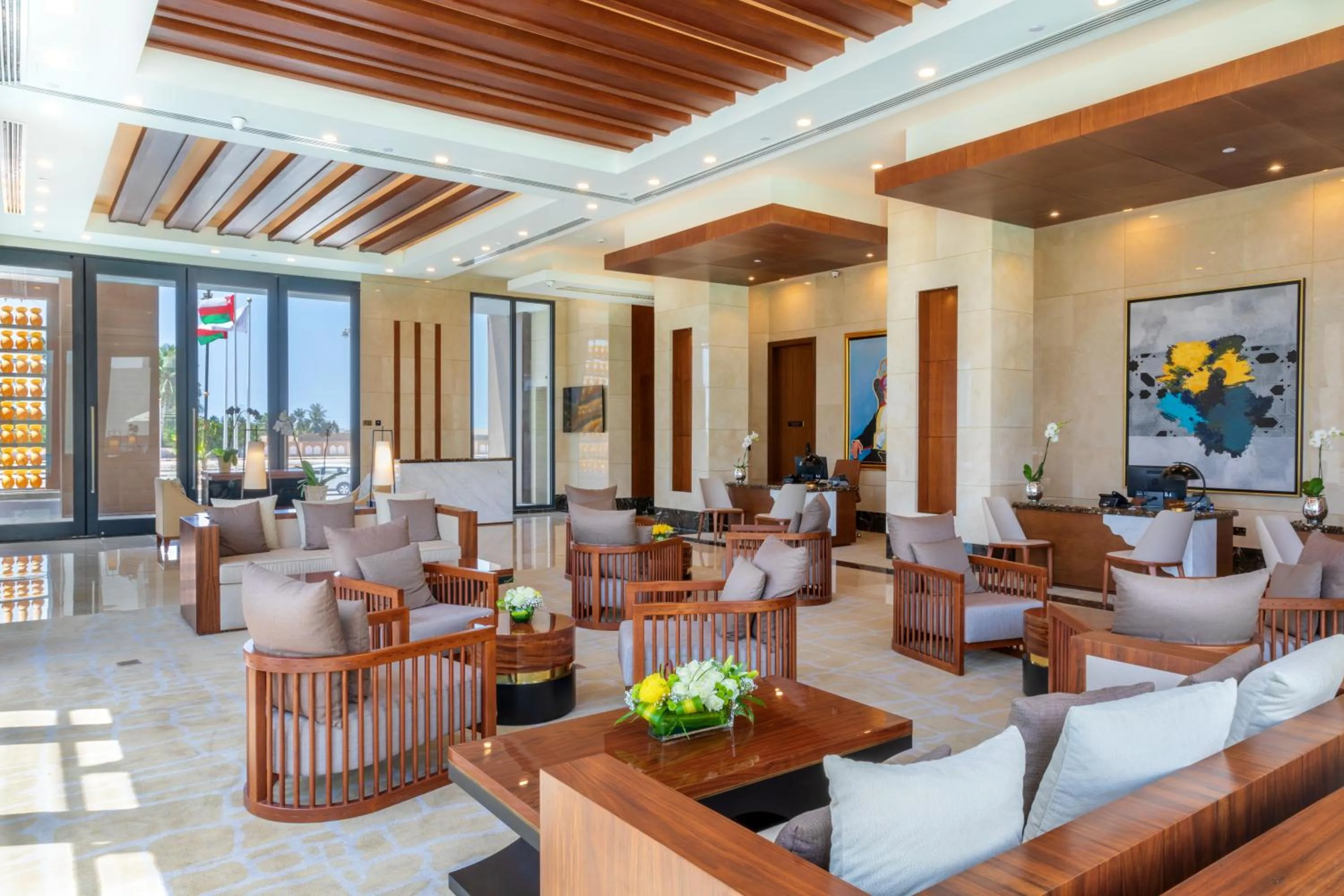 Lobby or reception in Millennium Resort Salalah