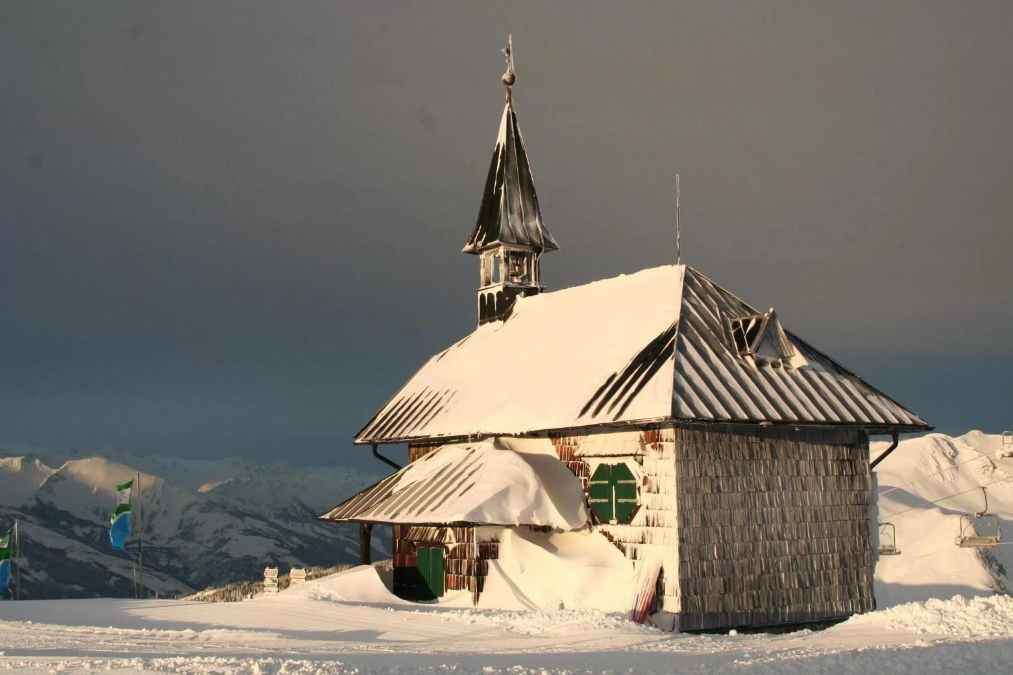 Nearby landmark, Winter in Berghotel Schmittenhöhe
