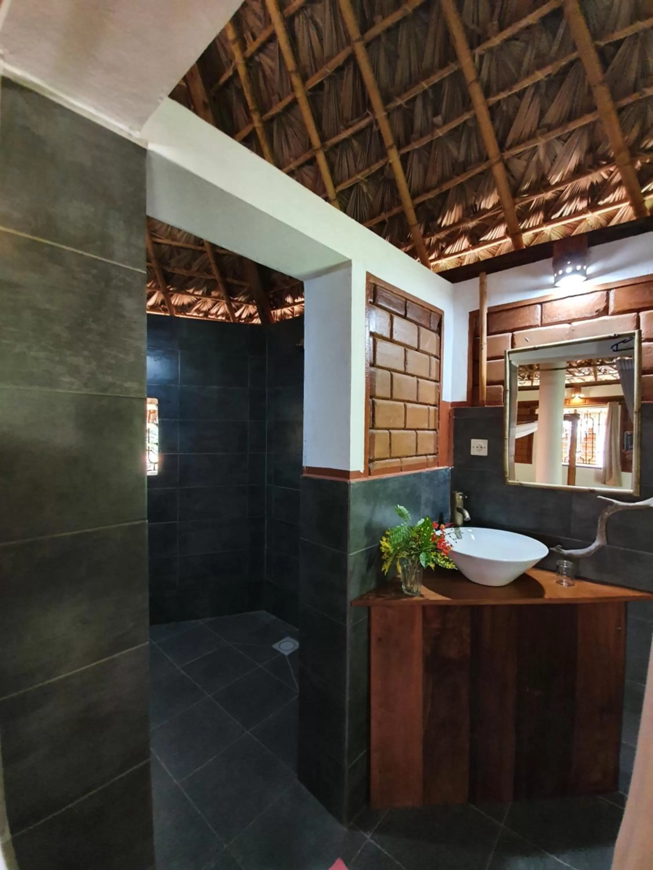 Bathroom, Lobby/Reception in Hotel Lakana Ramena