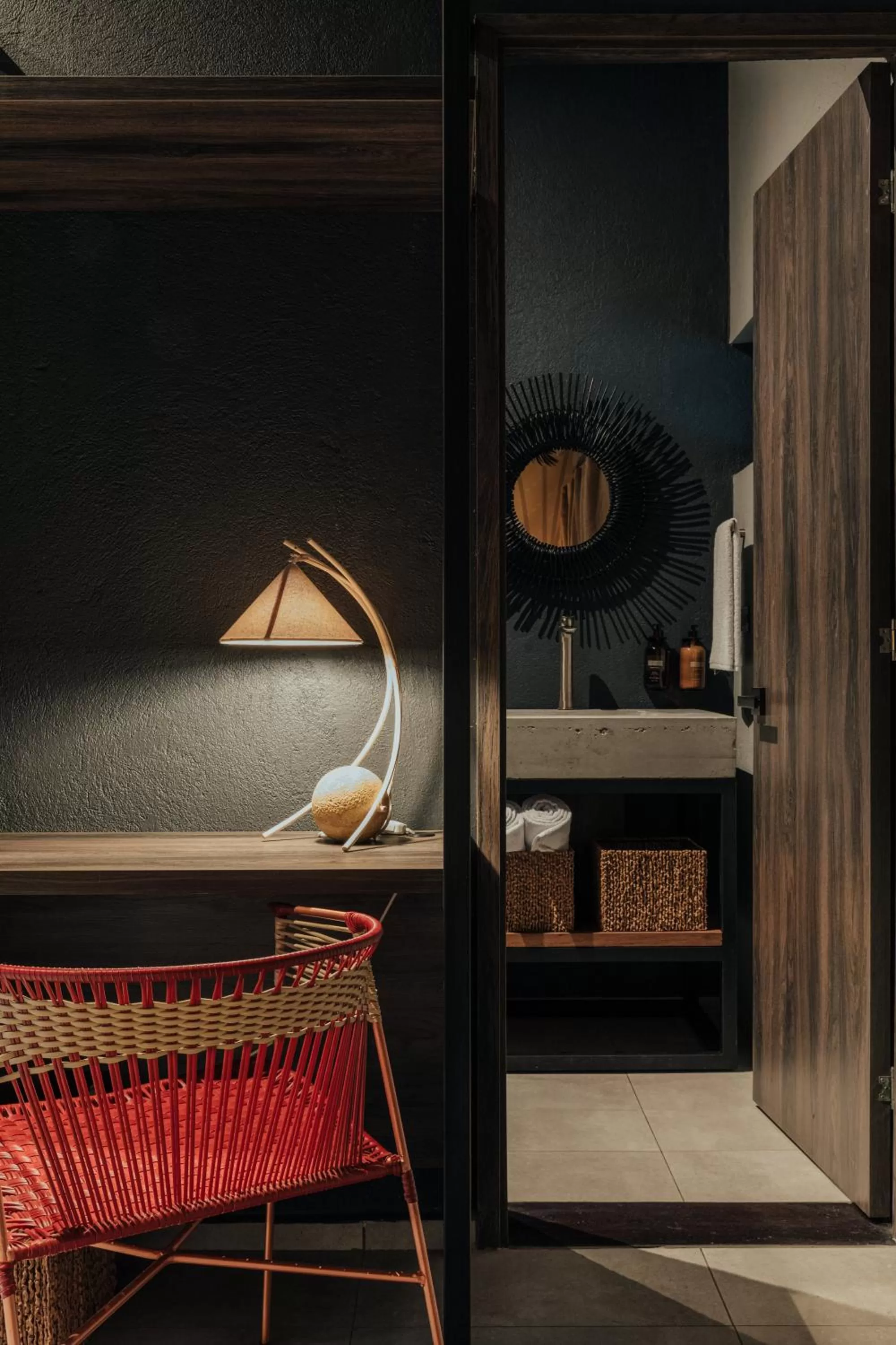 Seating area in Sui Posada Boutique