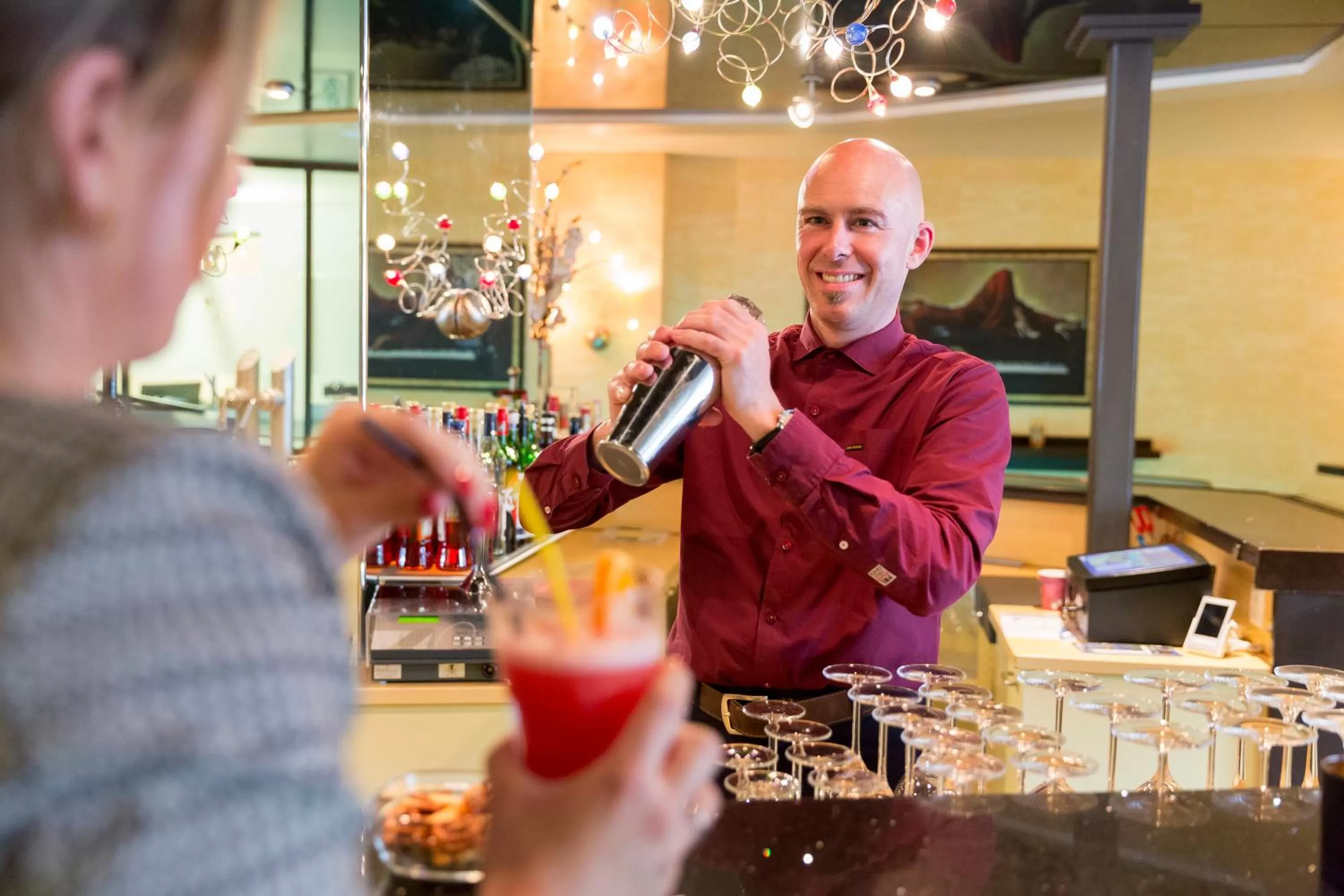 Lounge or bar in Hotel Amaris