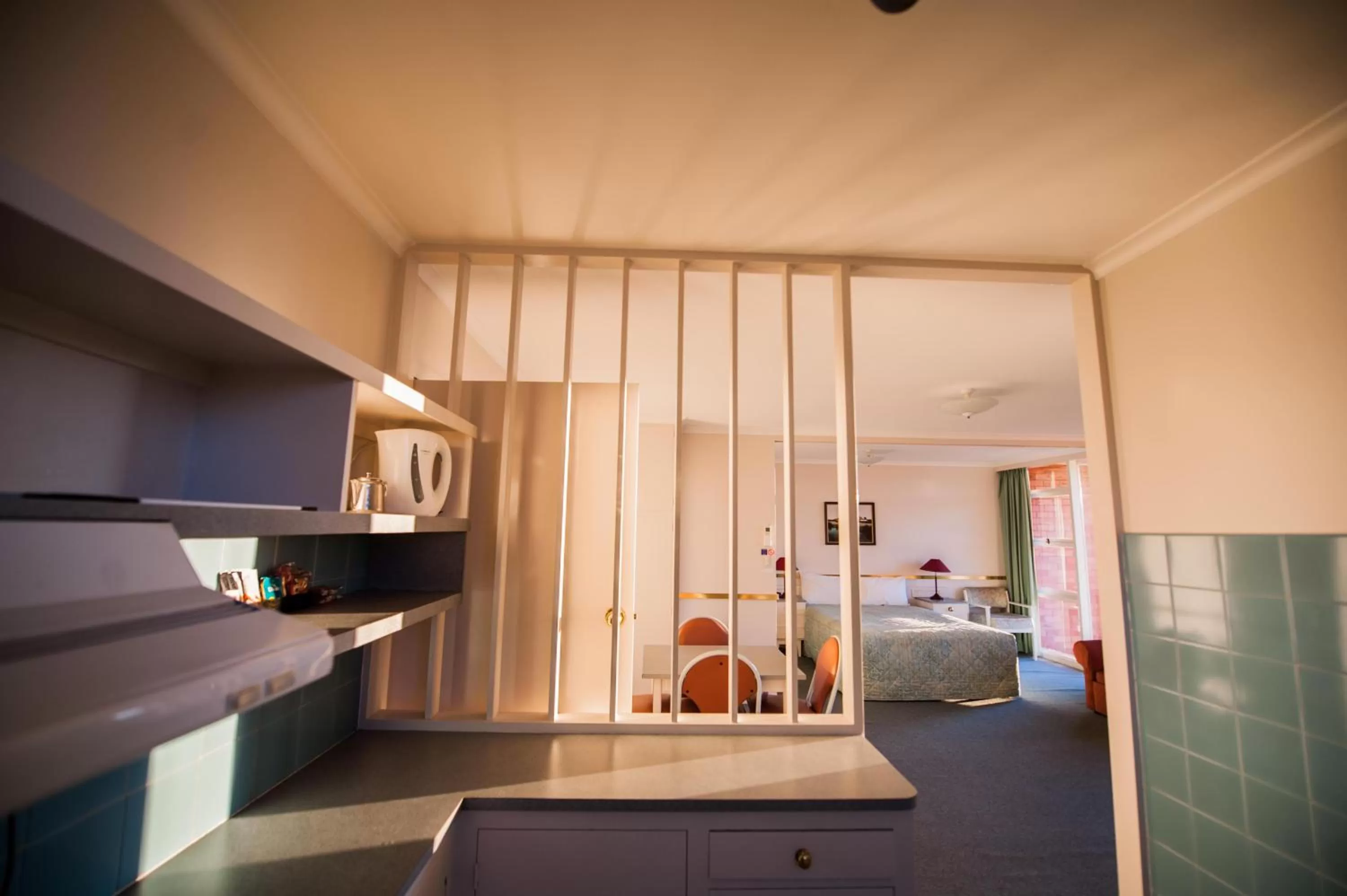 Living room in Parklane Motel