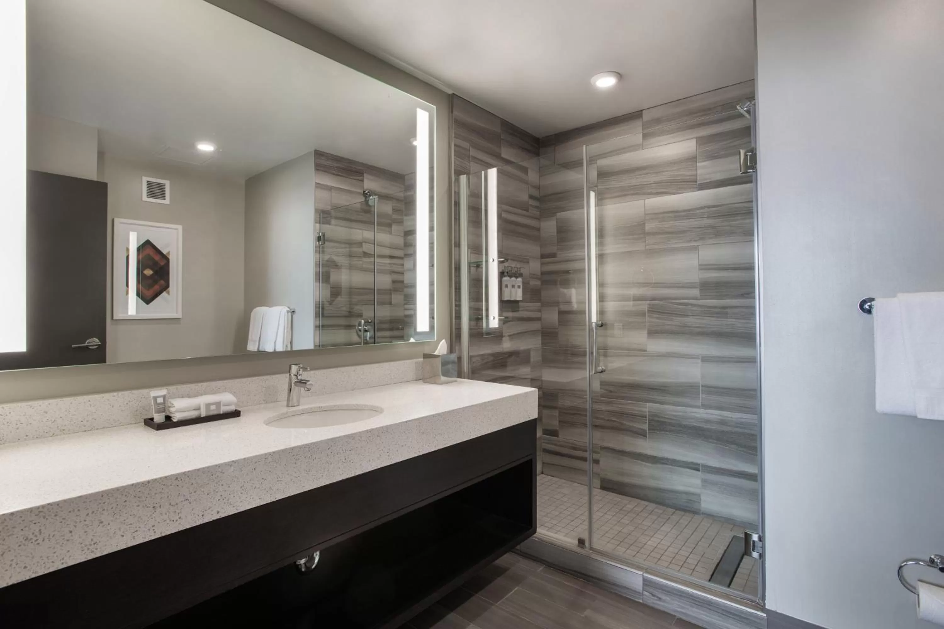 Bathroom in Magnolia Hotel Denver, a Tribute Portfolio Hotel