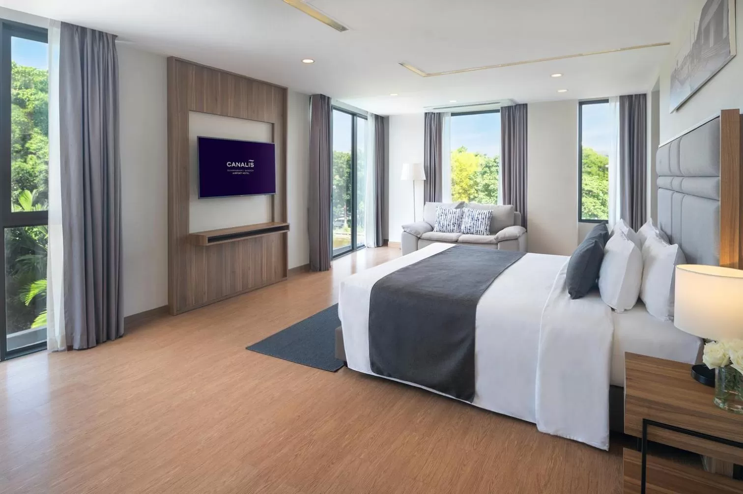 Bed in Canalis Suvarnabhumi Airport Hotel