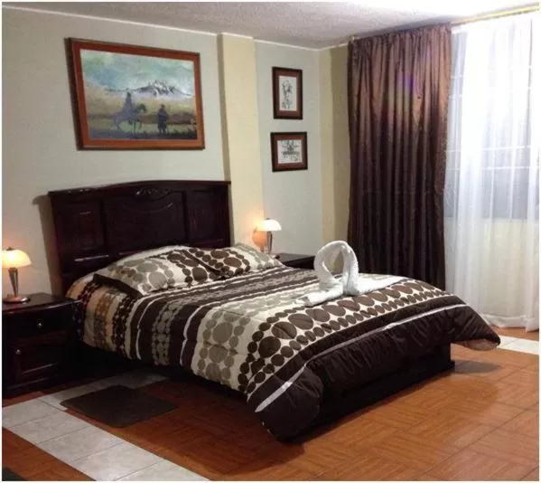 Bed in Hostal Jora Continental