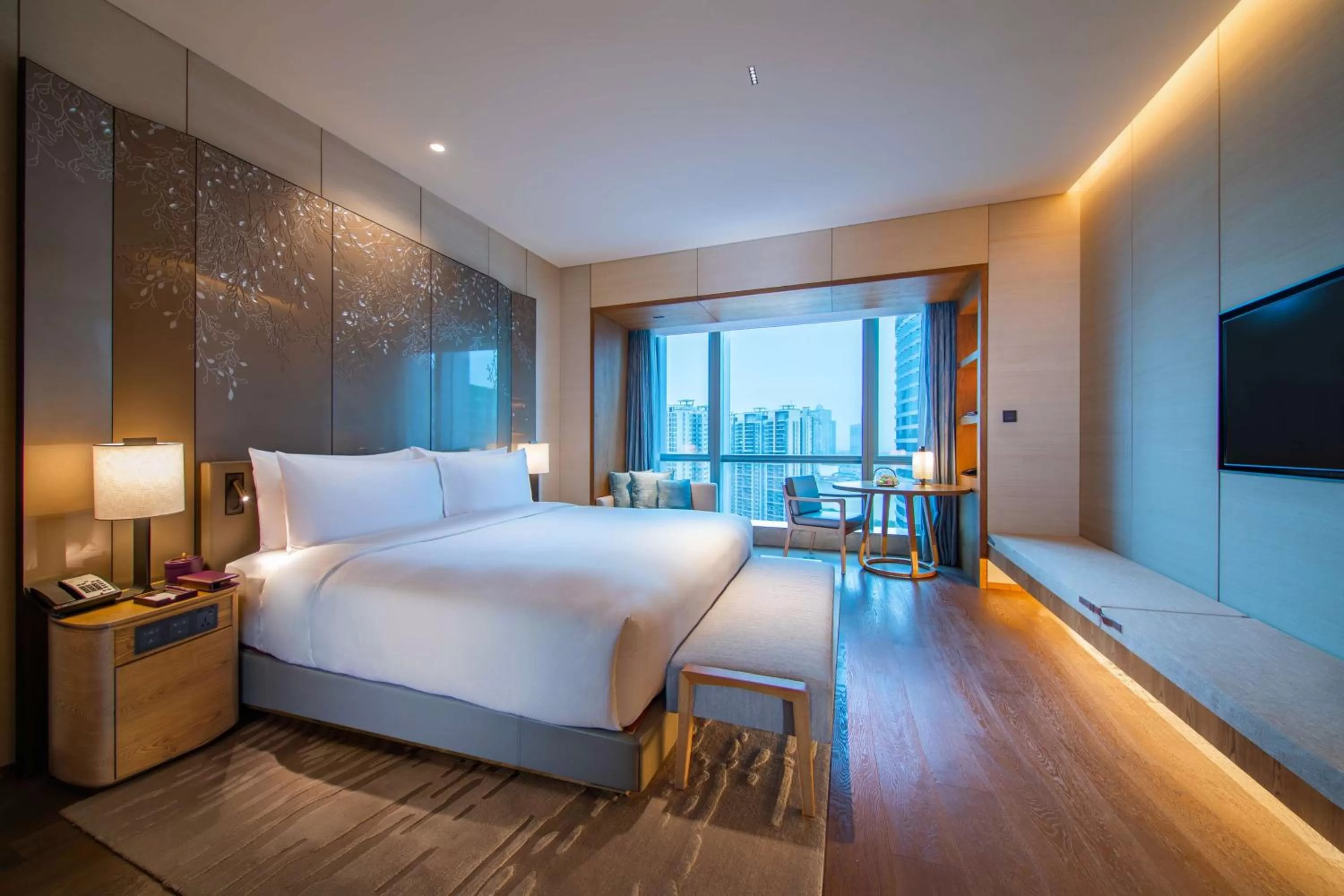Bed in Conrad Guangzhou