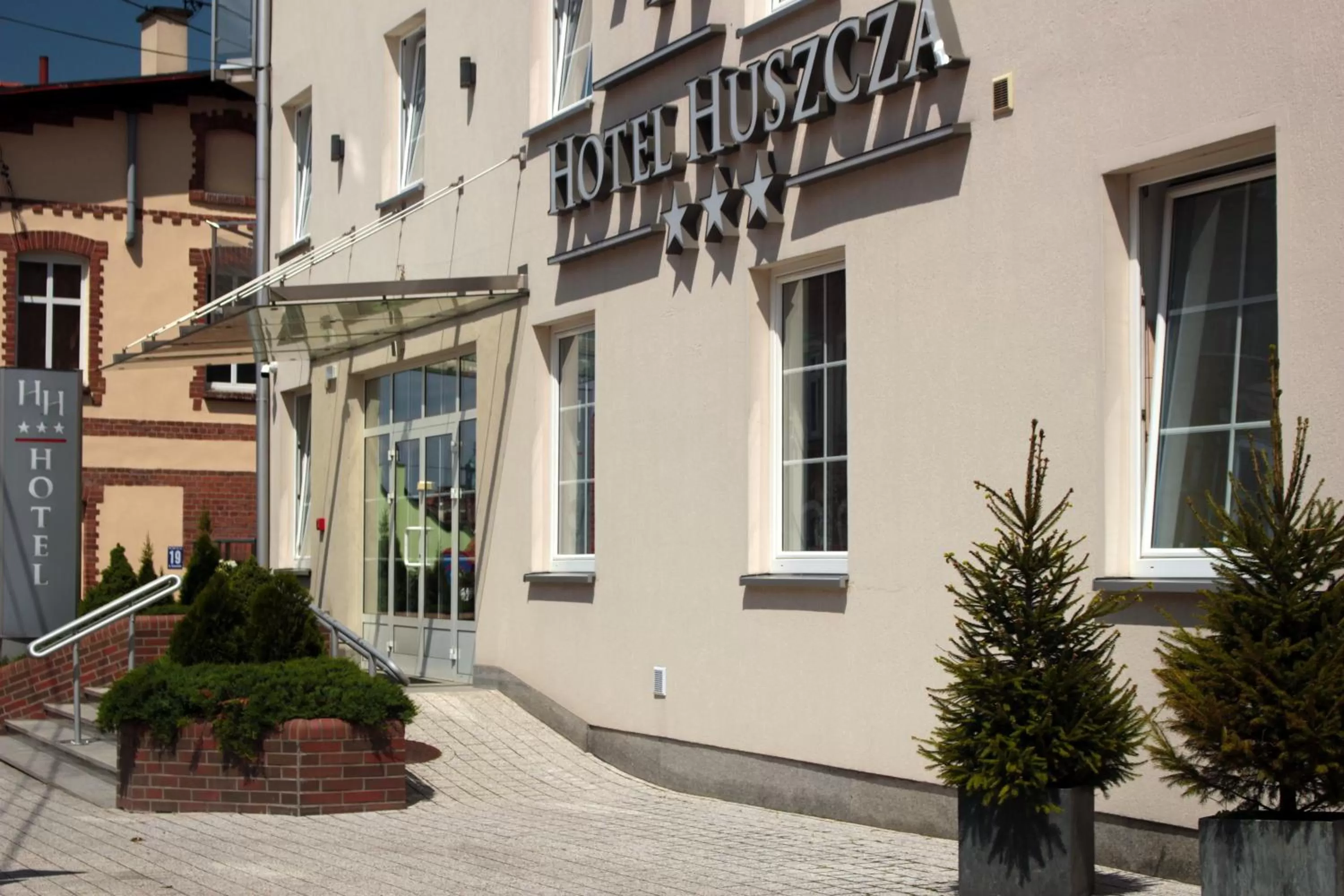Facade/entrance in Hotel Huszcza