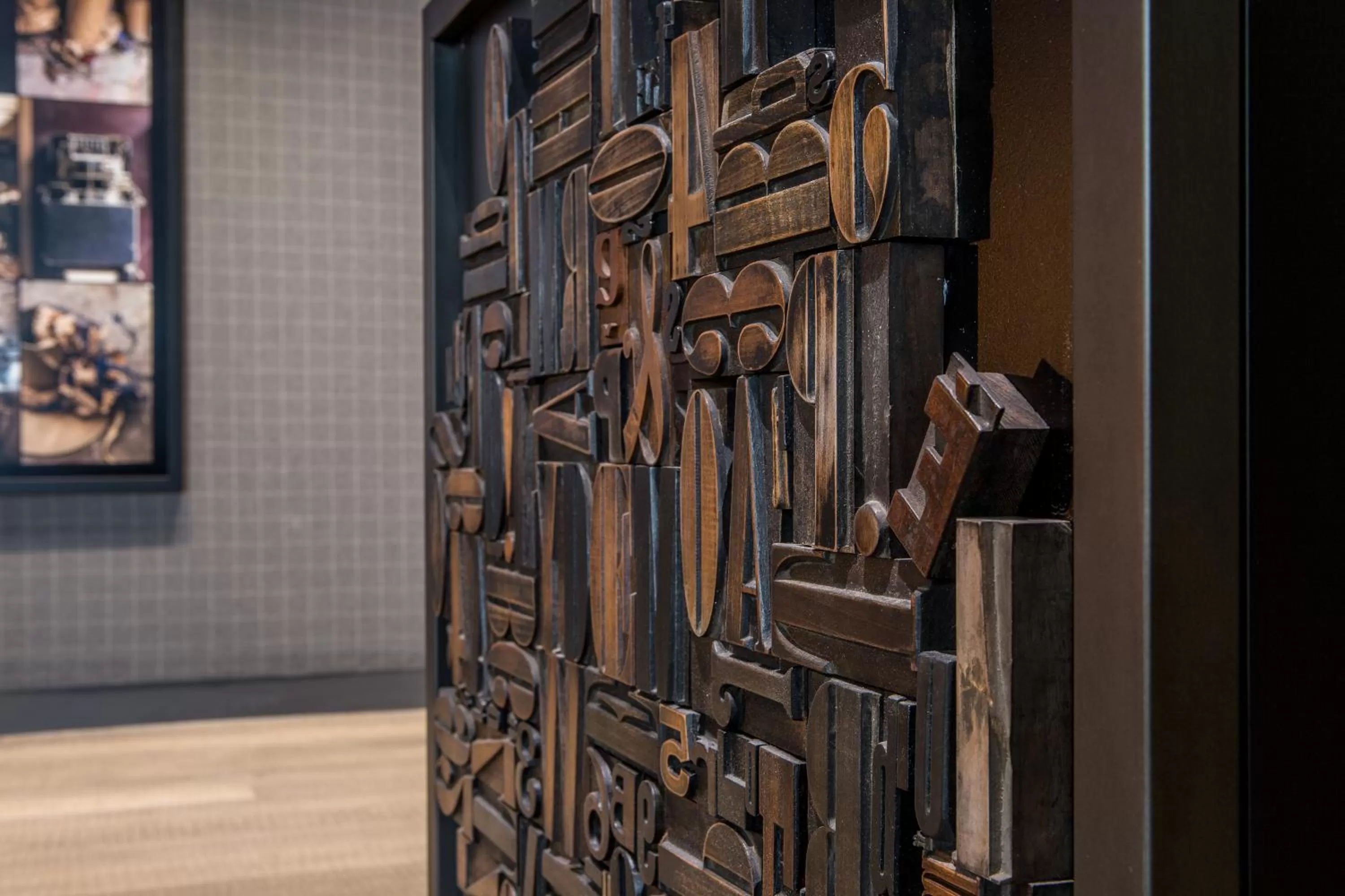 Decorative detail in L'Imprimerie Hôtel