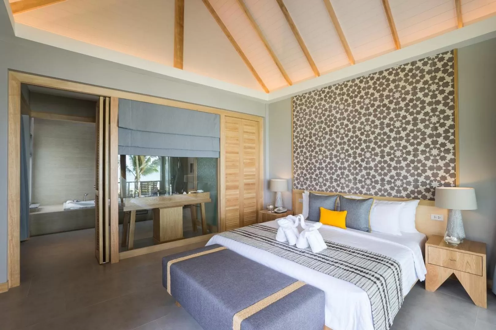 Bed in KC Grande Resort Koh Chang