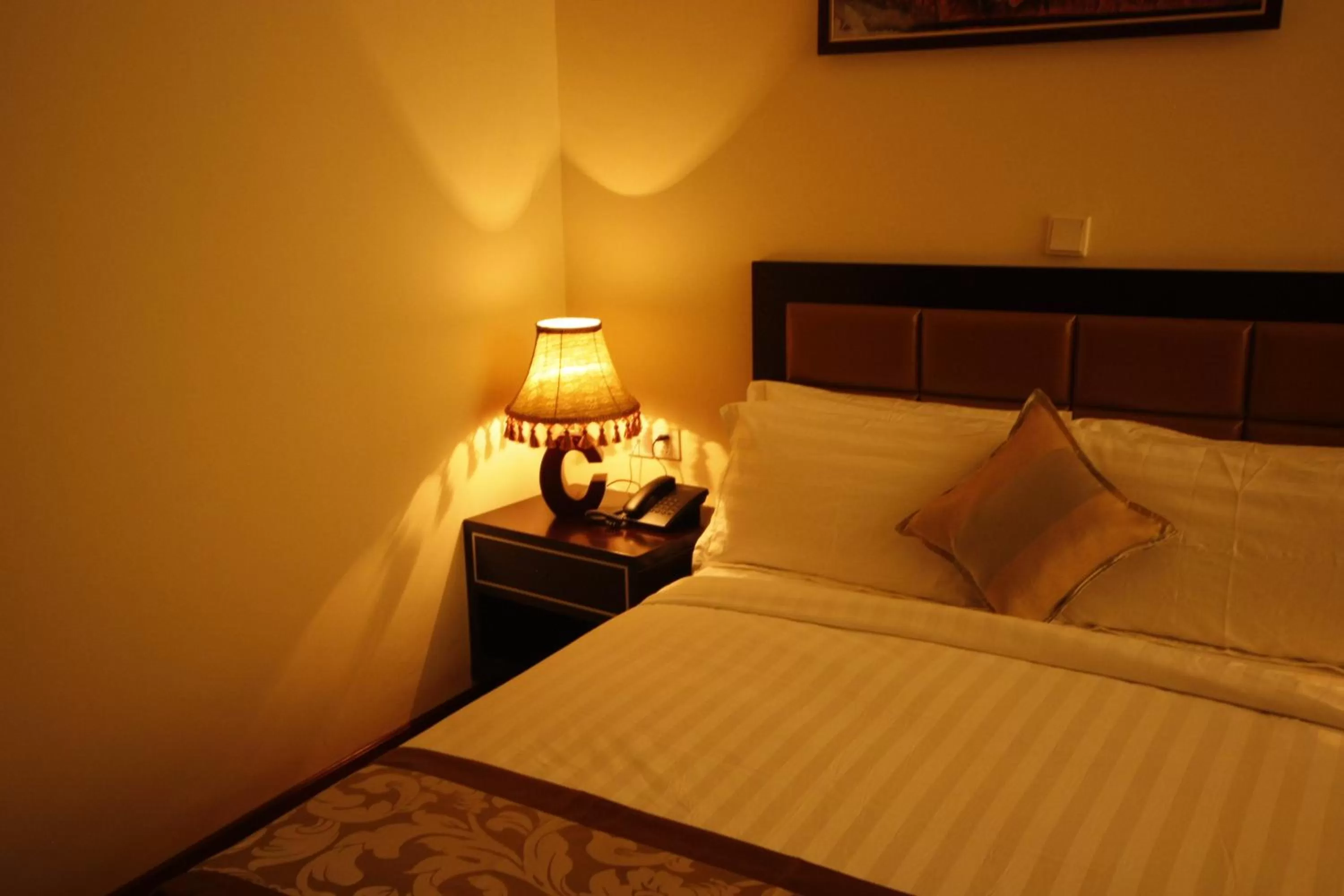 Bed in caravan Hotel Addis