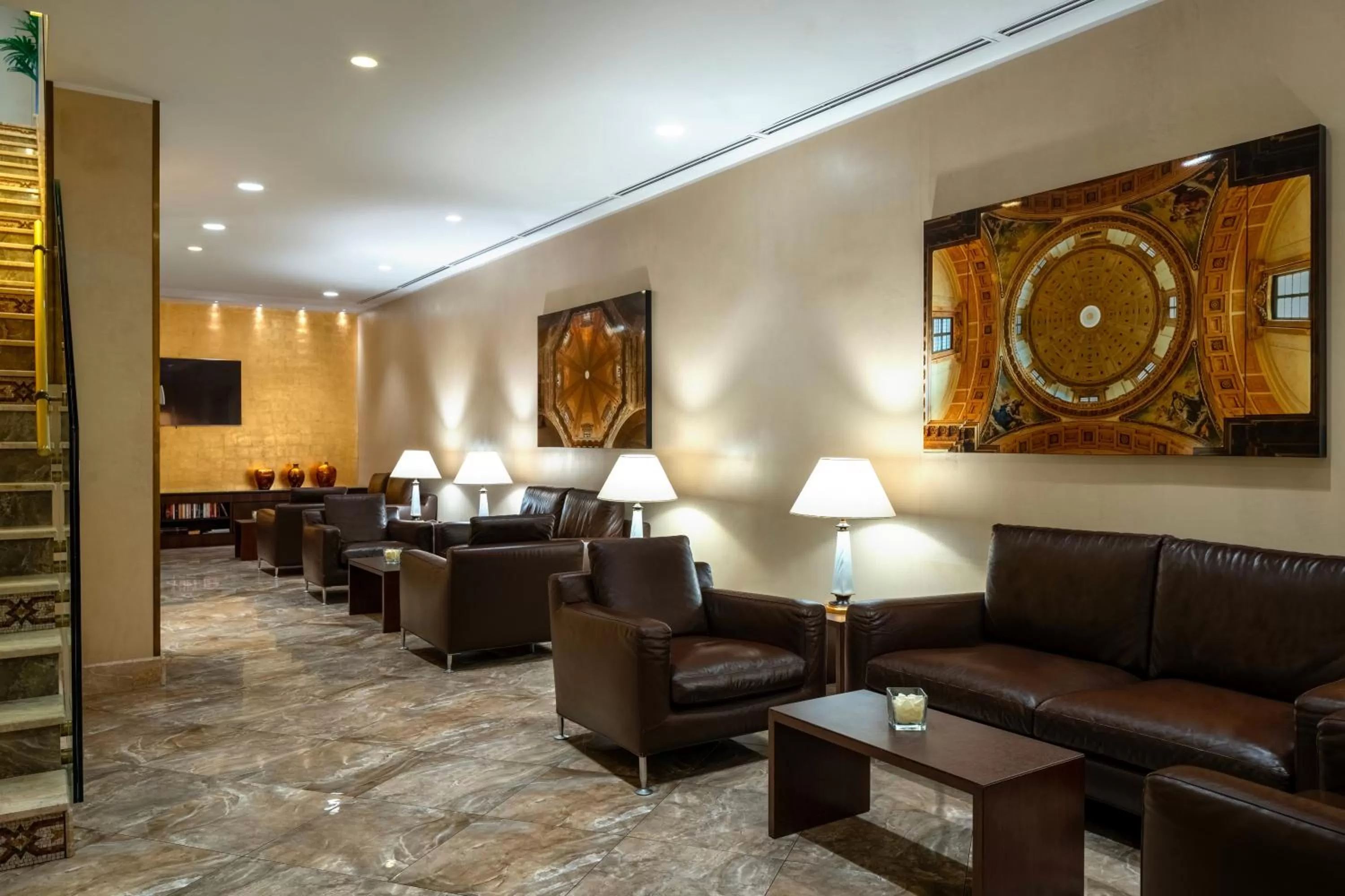 Lobby or reception in UNA Hotels Galles Milano