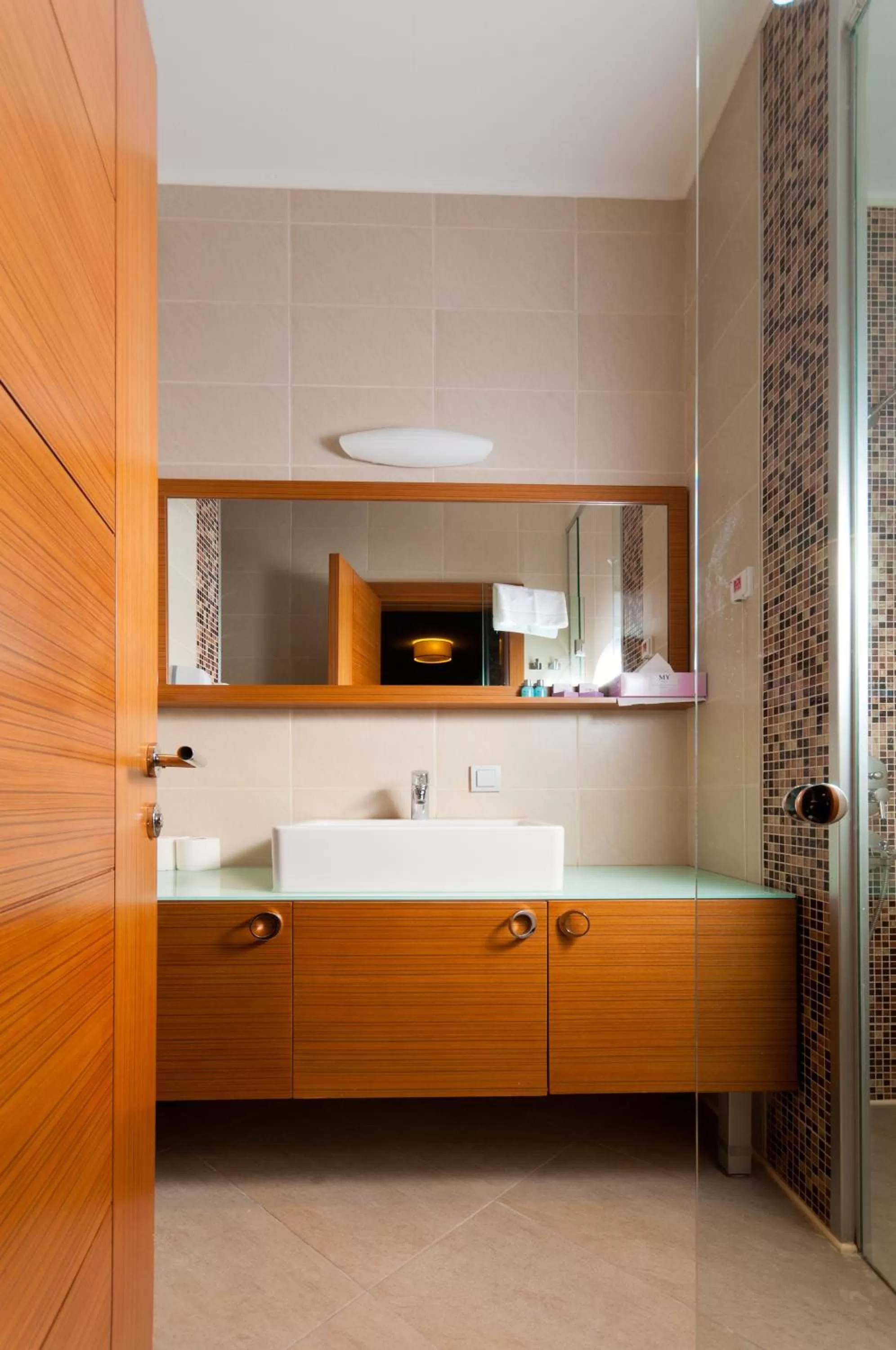 Shower, Bed in City Hotel Plovdiv