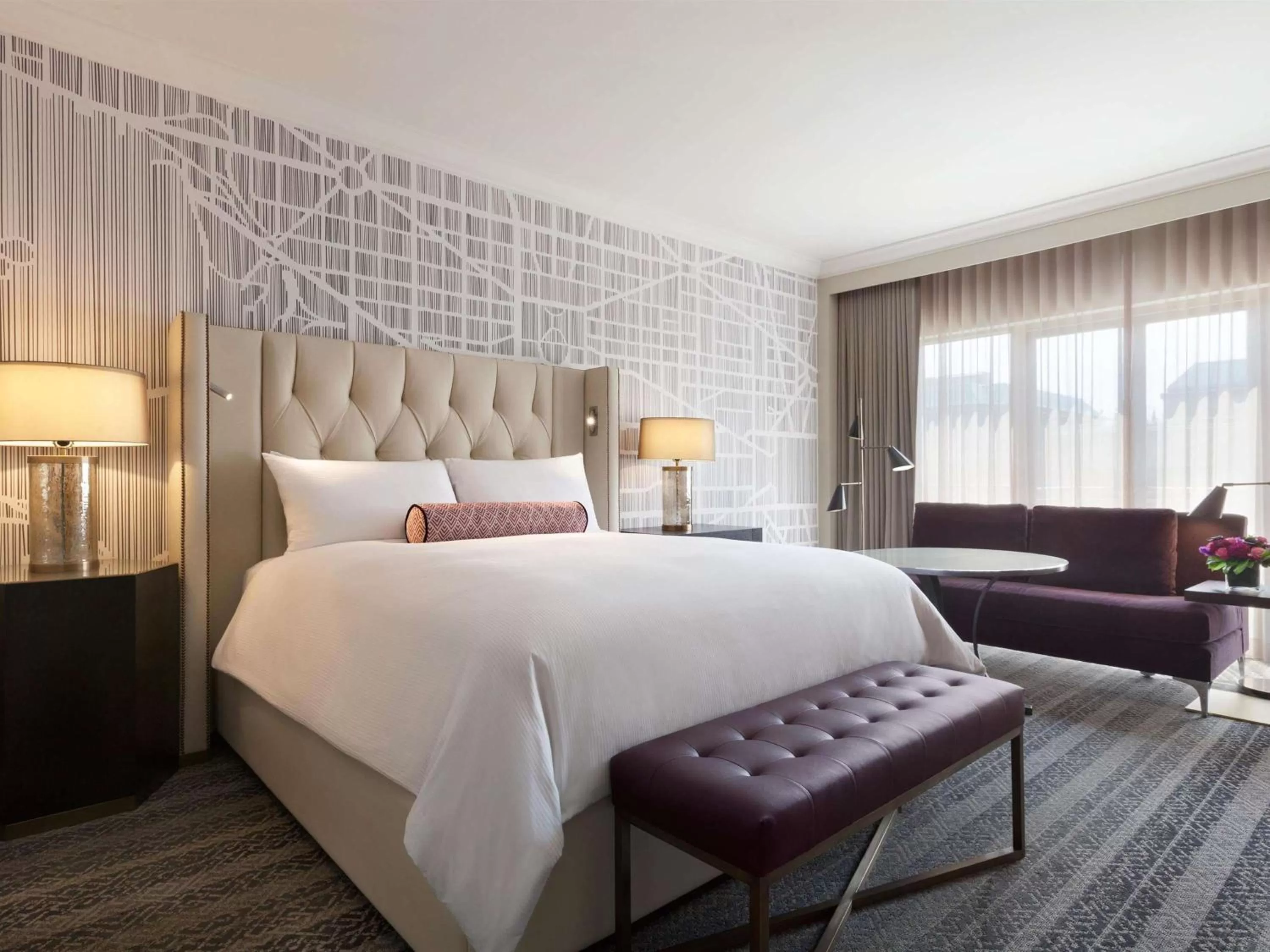 Bed in The Fairmont Washington DC