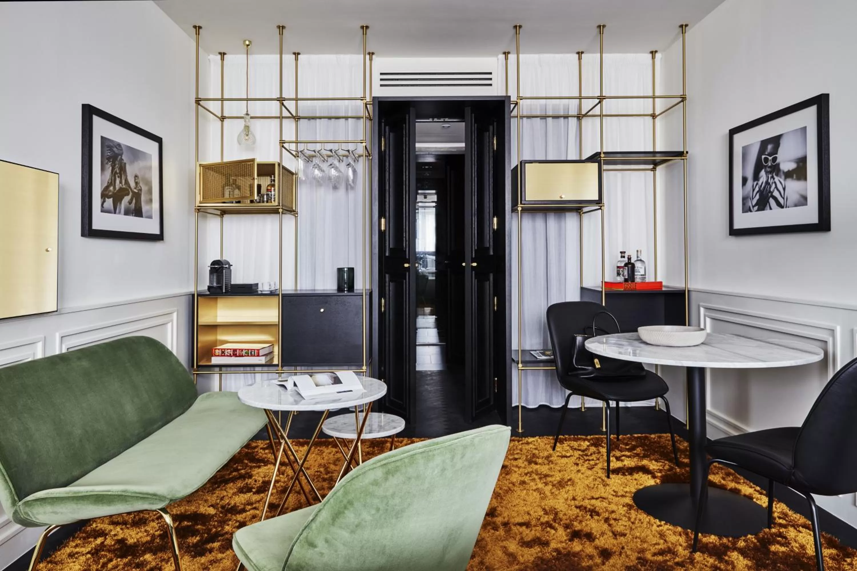 Seating area in Roomers Munich, Autograph Collection