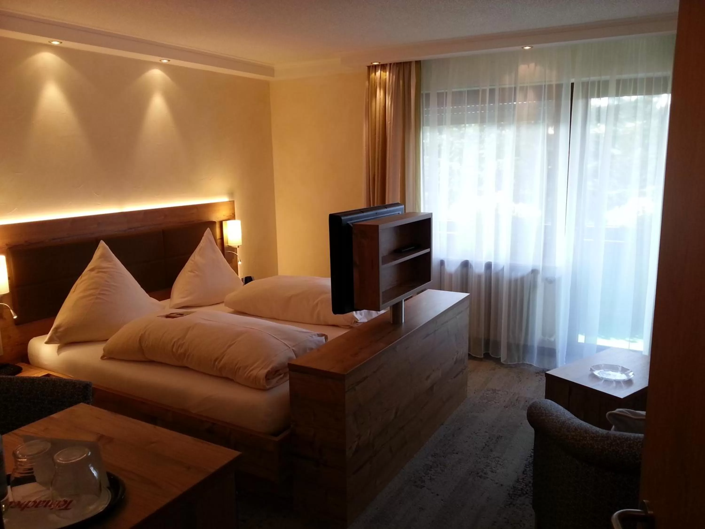 TV and multimedia, Bed in Wellness-Hotel Talblick