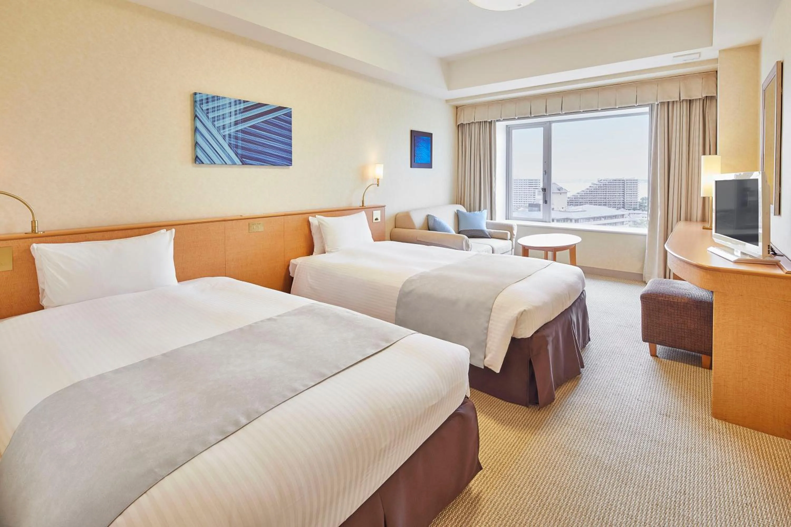 Photo of the whole room, Bed in Hotel Emion Tokyo Bay