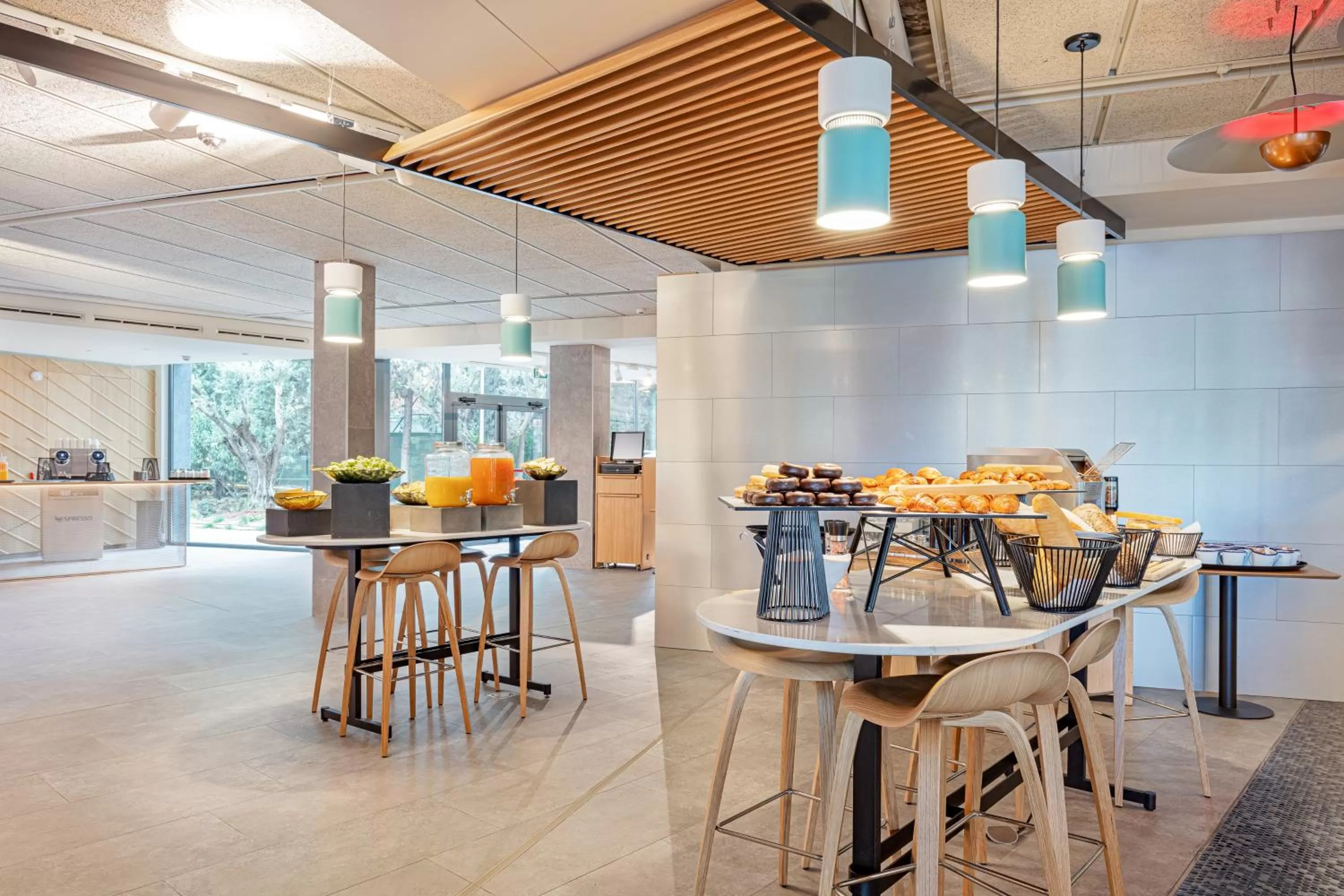 Buffet breakfast in Ibis Styles Madrid City Las Ventas