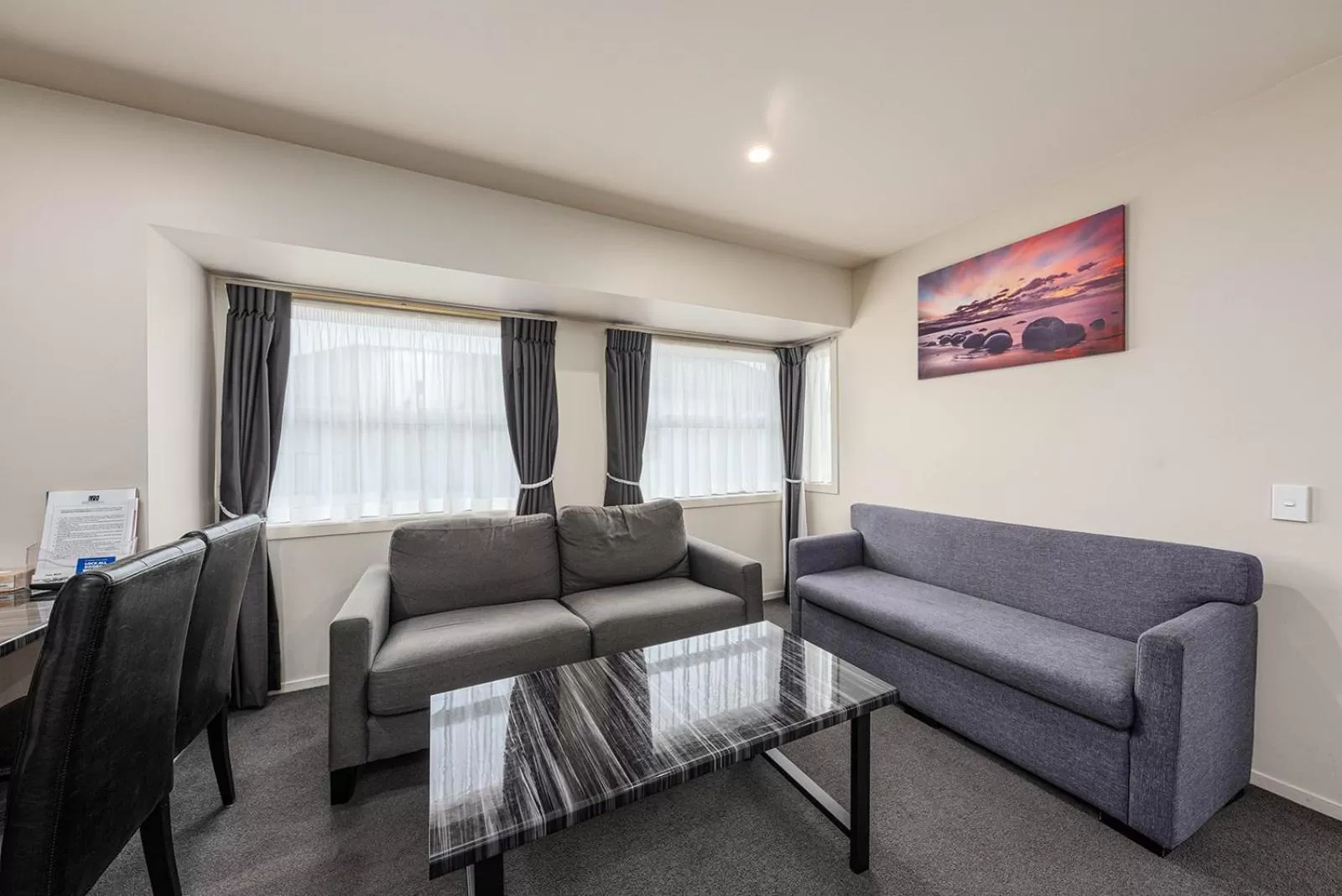 Living room in 311 Motel Riccarton