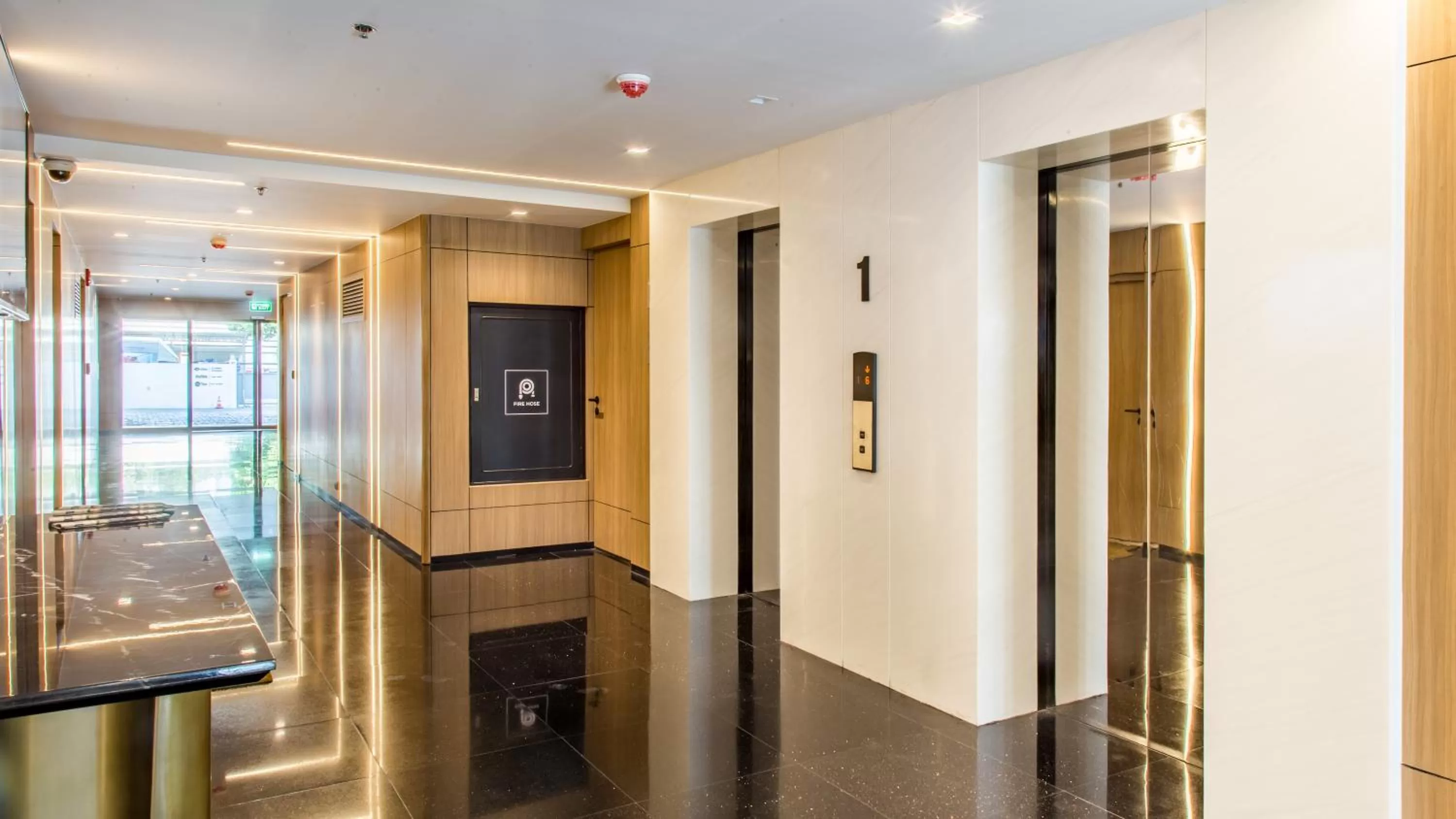 Facade/entrance in Oakwood Residence Sukhumvit Thonglor Bangkok