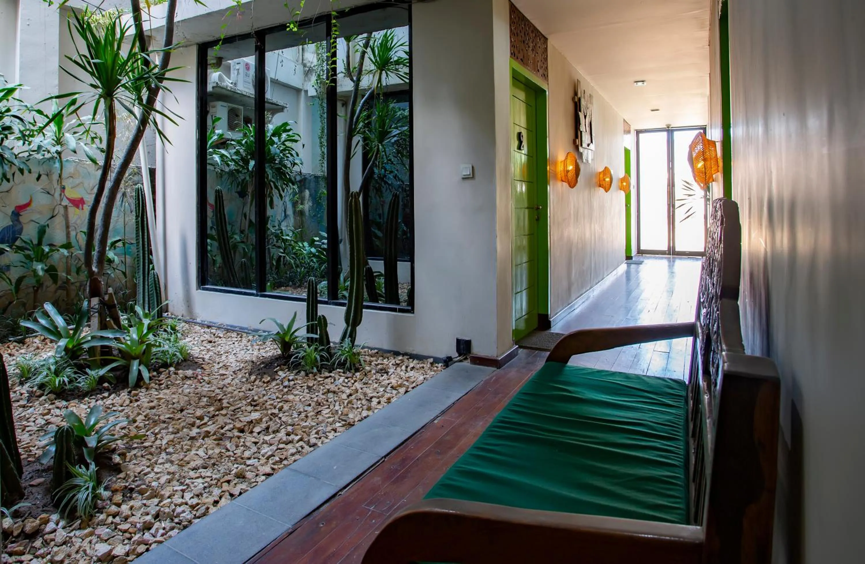 Decorative detail in Eco Tree O'tel