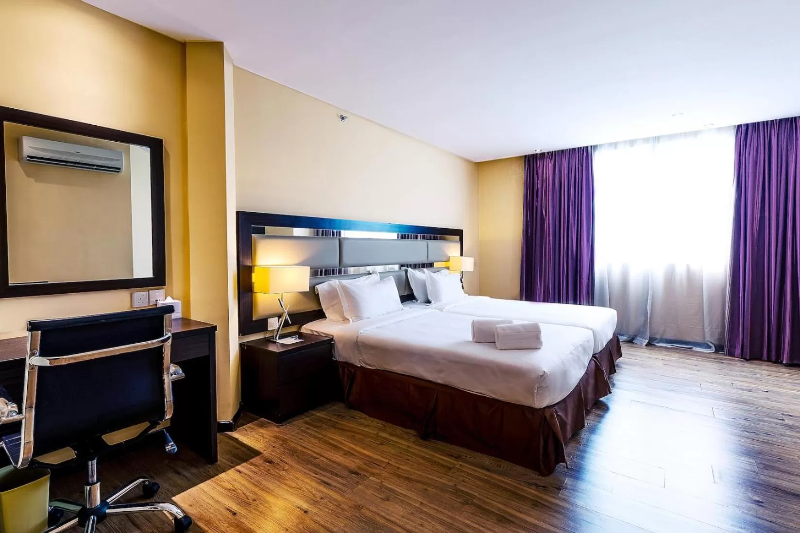 Bed in Ixora Hotel Penang