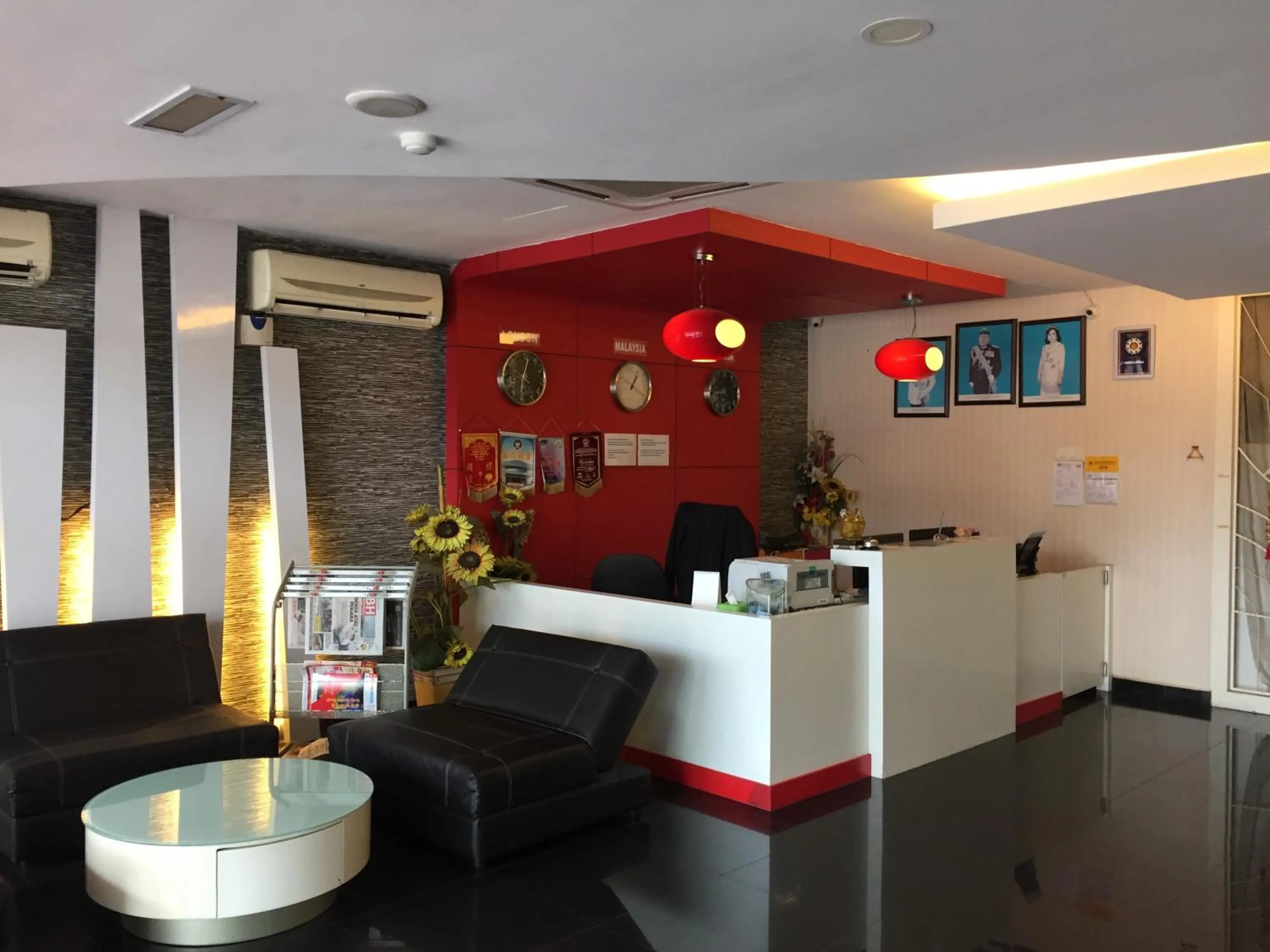 Seating area in Hotel U and Me