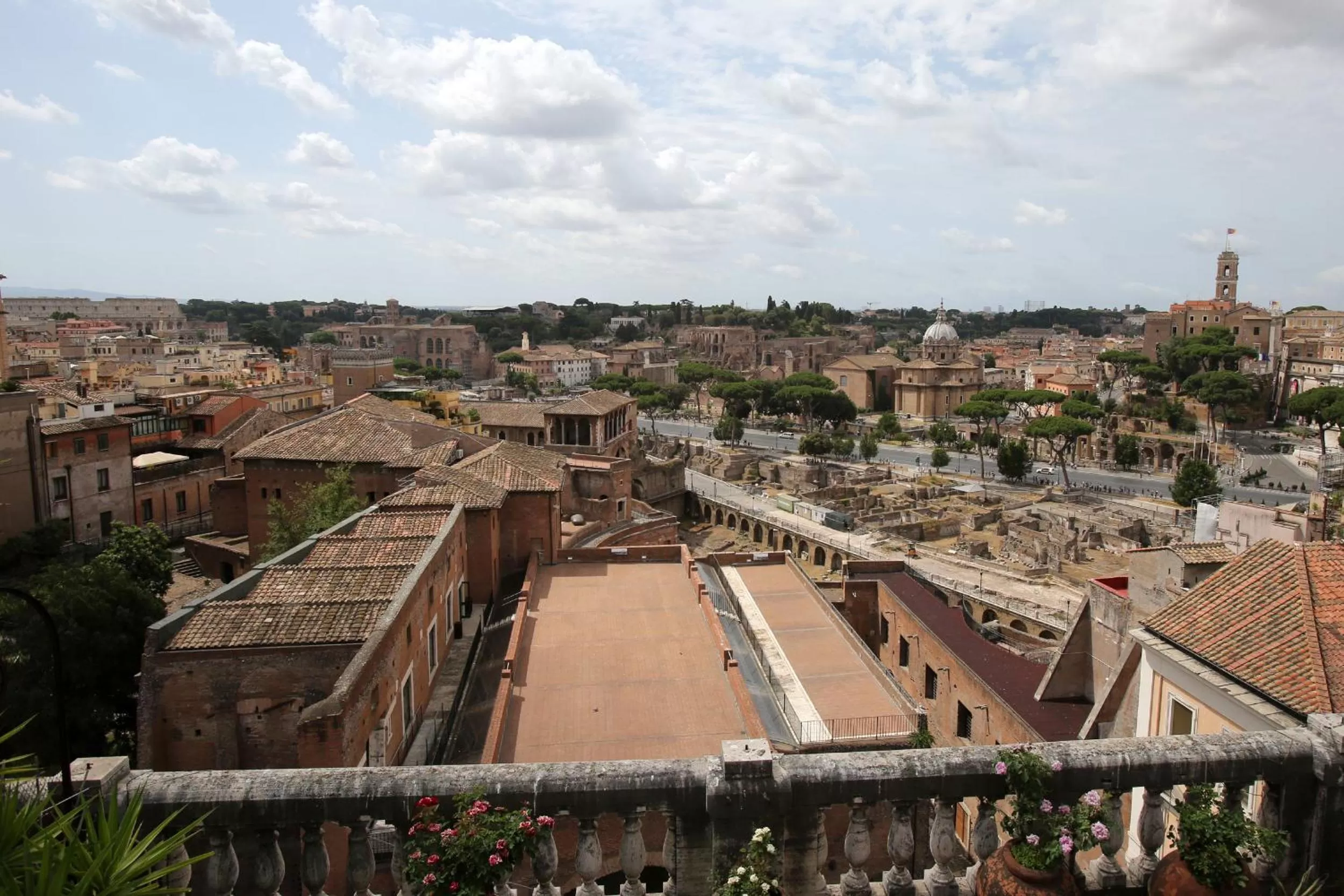 City view in Hotel Traiano